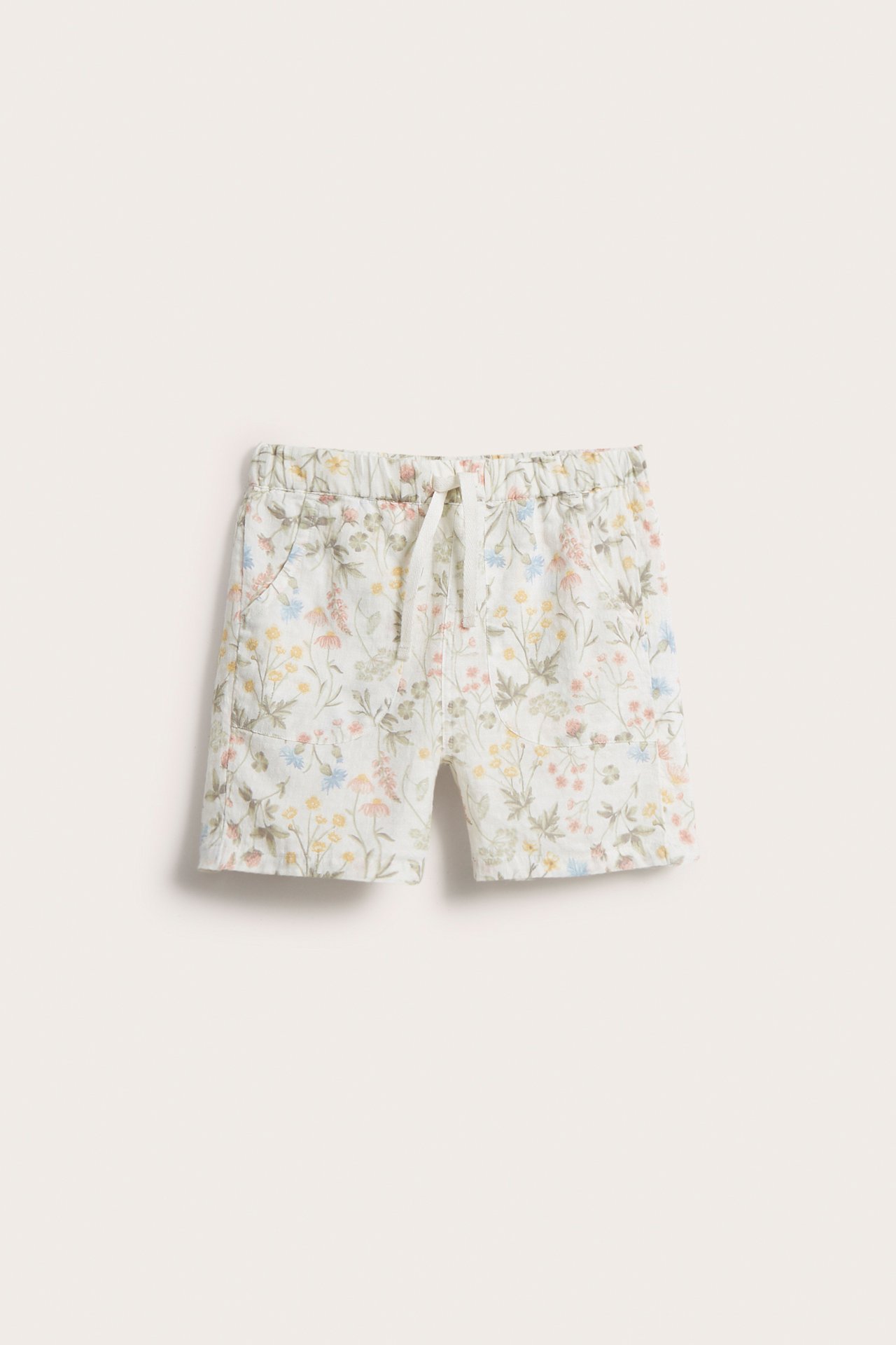 Blommiga shorts - Offwhite - 6