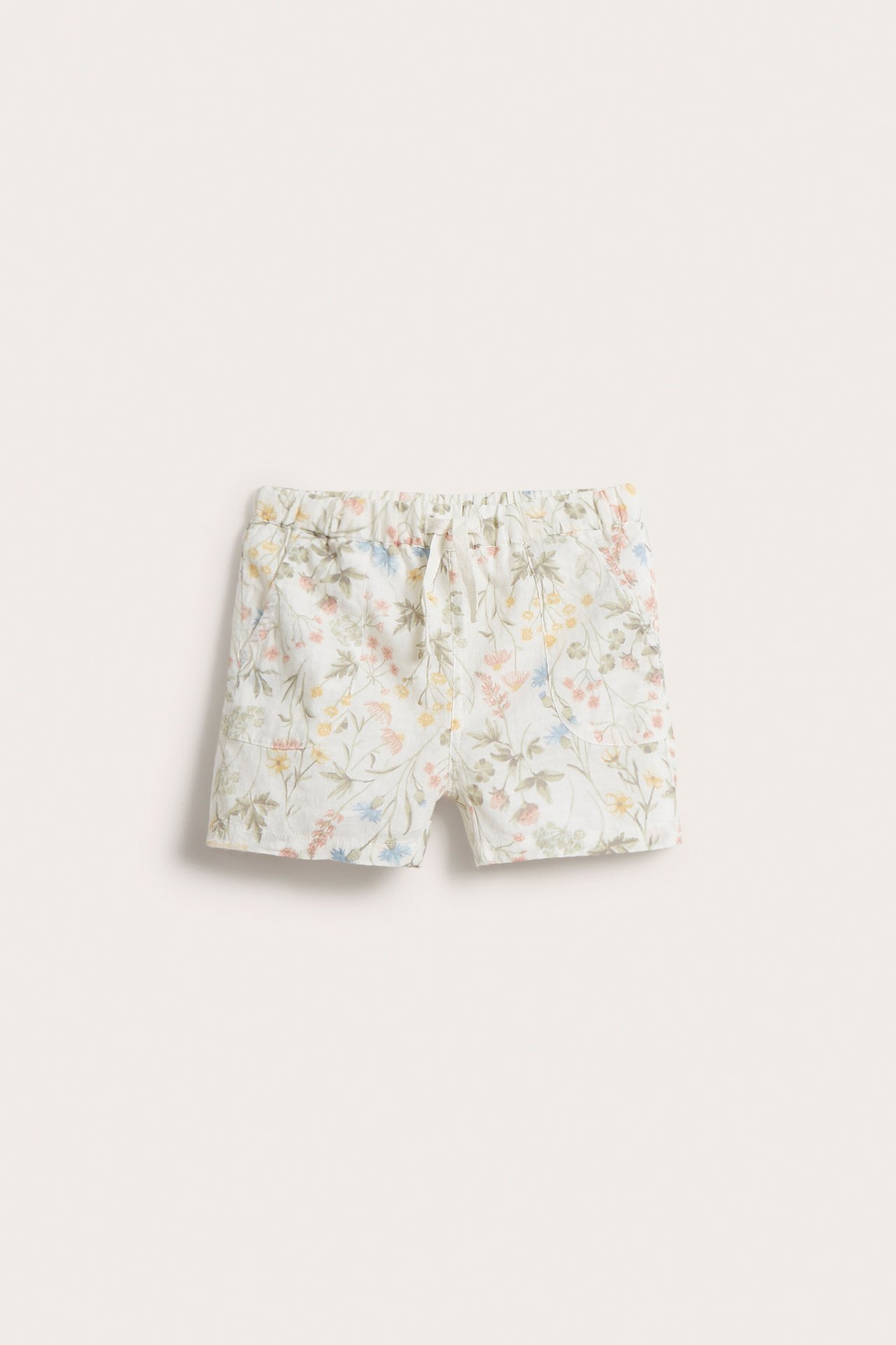 Blomstrete shorts baby - Offwhite - 2