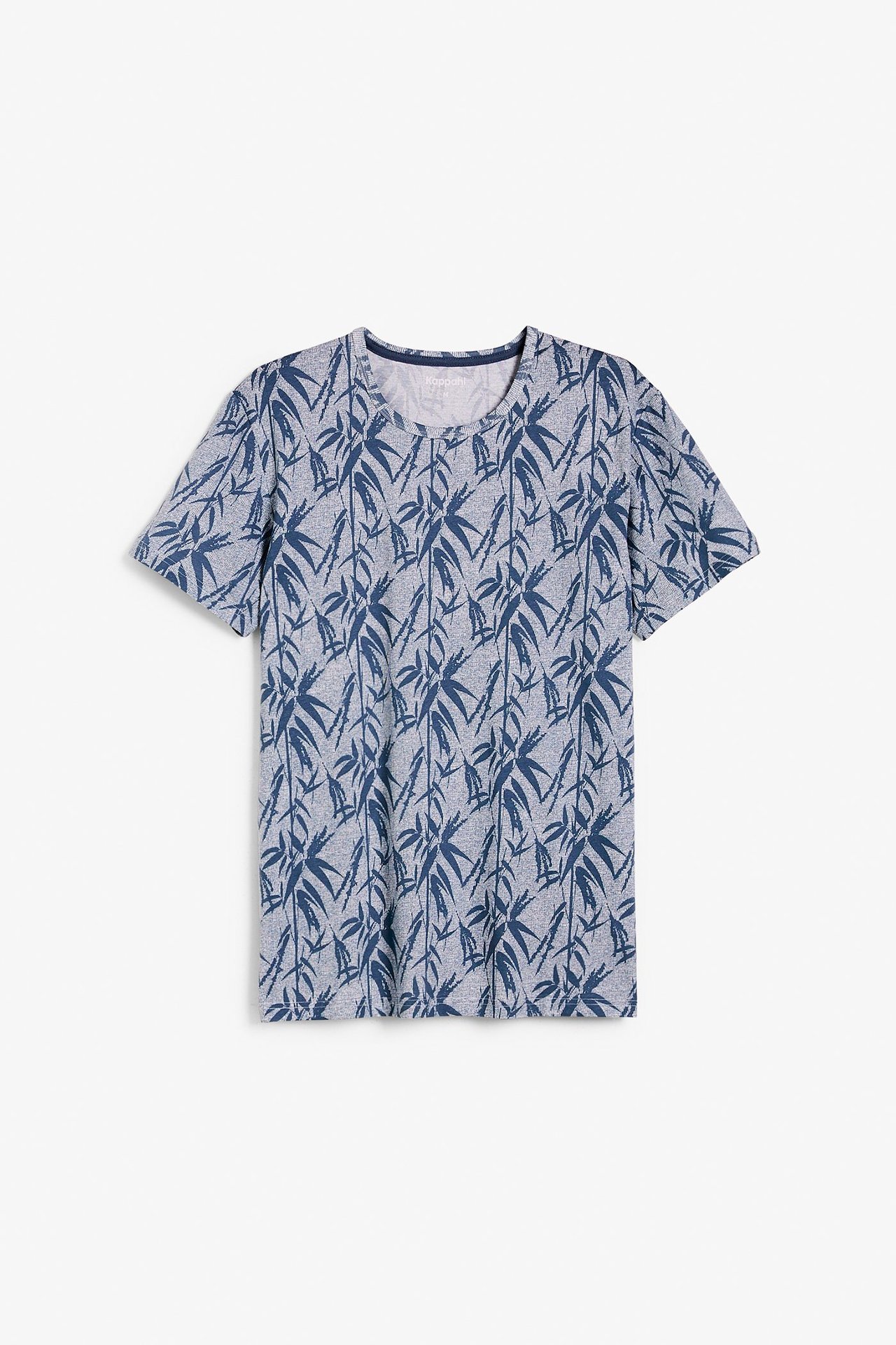 Mönstrad t-shirt Mörkblå - null - 2