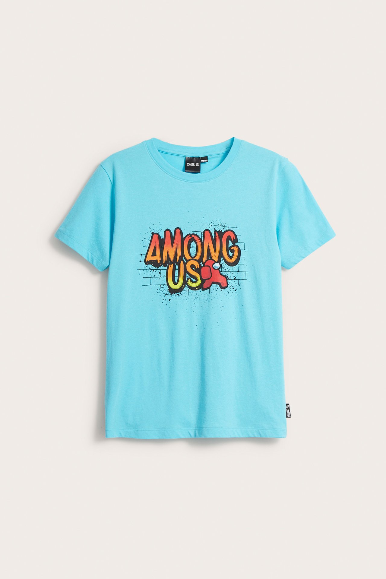 T-shirt Among Us - Turkusowy - 2