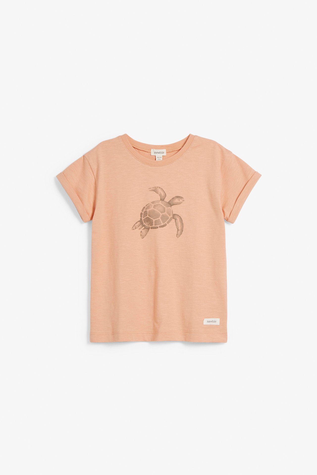 Kuviollinen t-paita - Koralli - 5