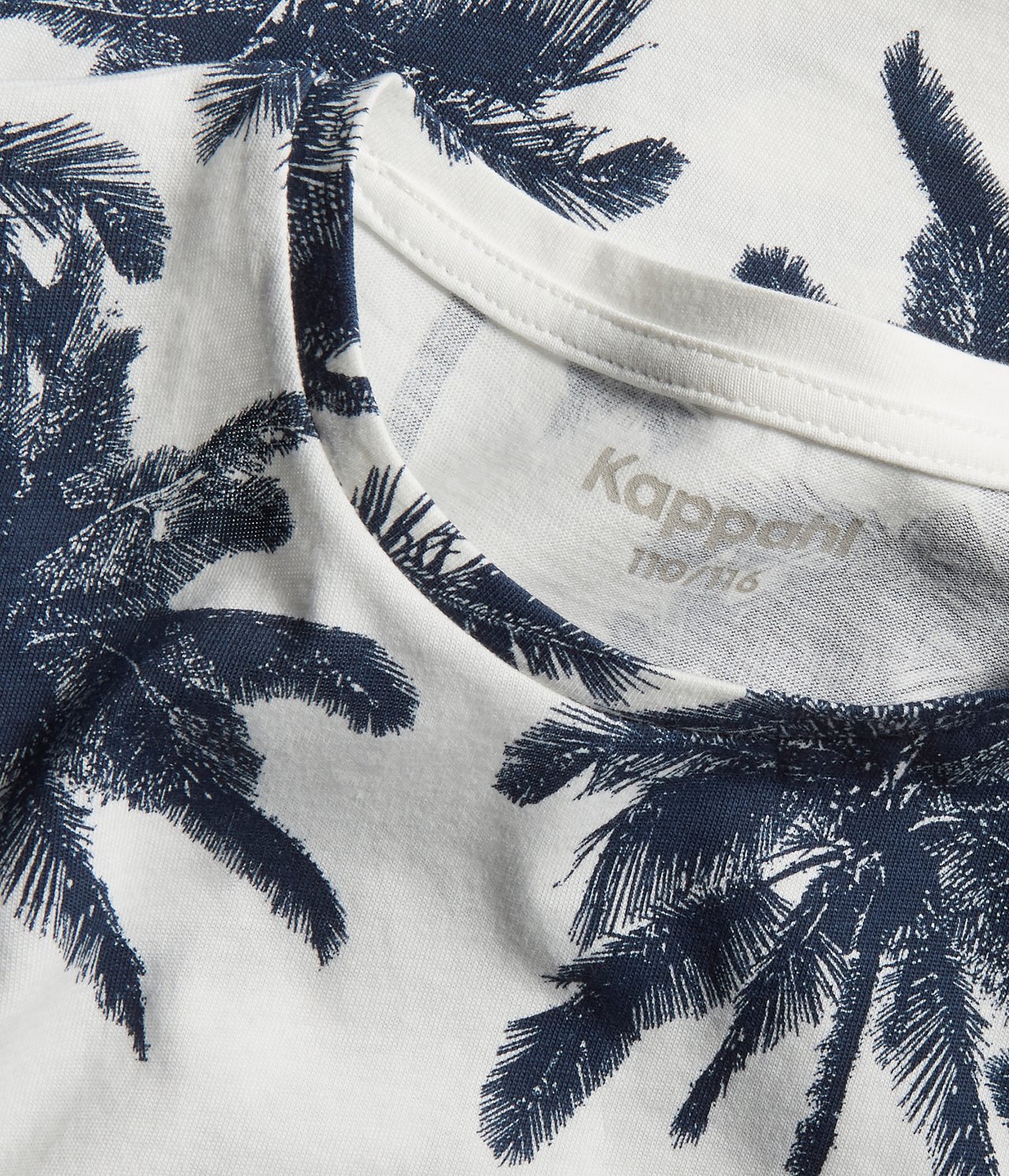 Mönstrad t-shirt - Offwhite - 3