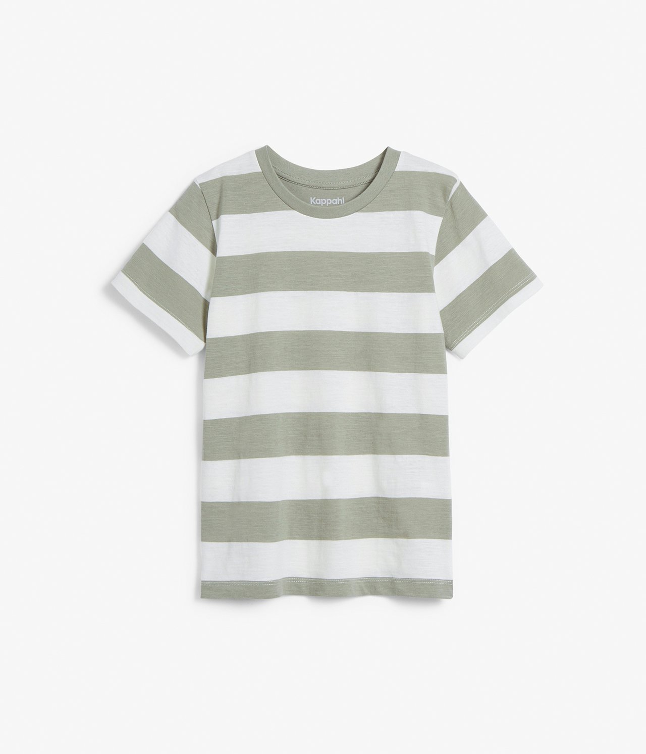 Stripete t-shirt - Mørkegrønn - 4