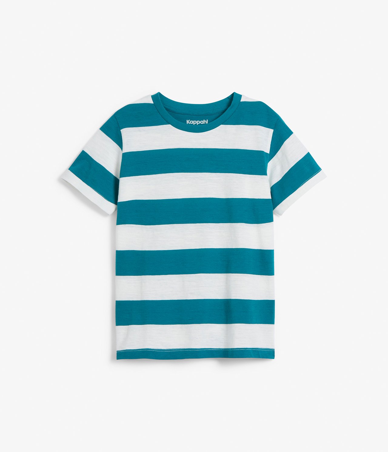 Stripete t-shirt - Grønn - 5