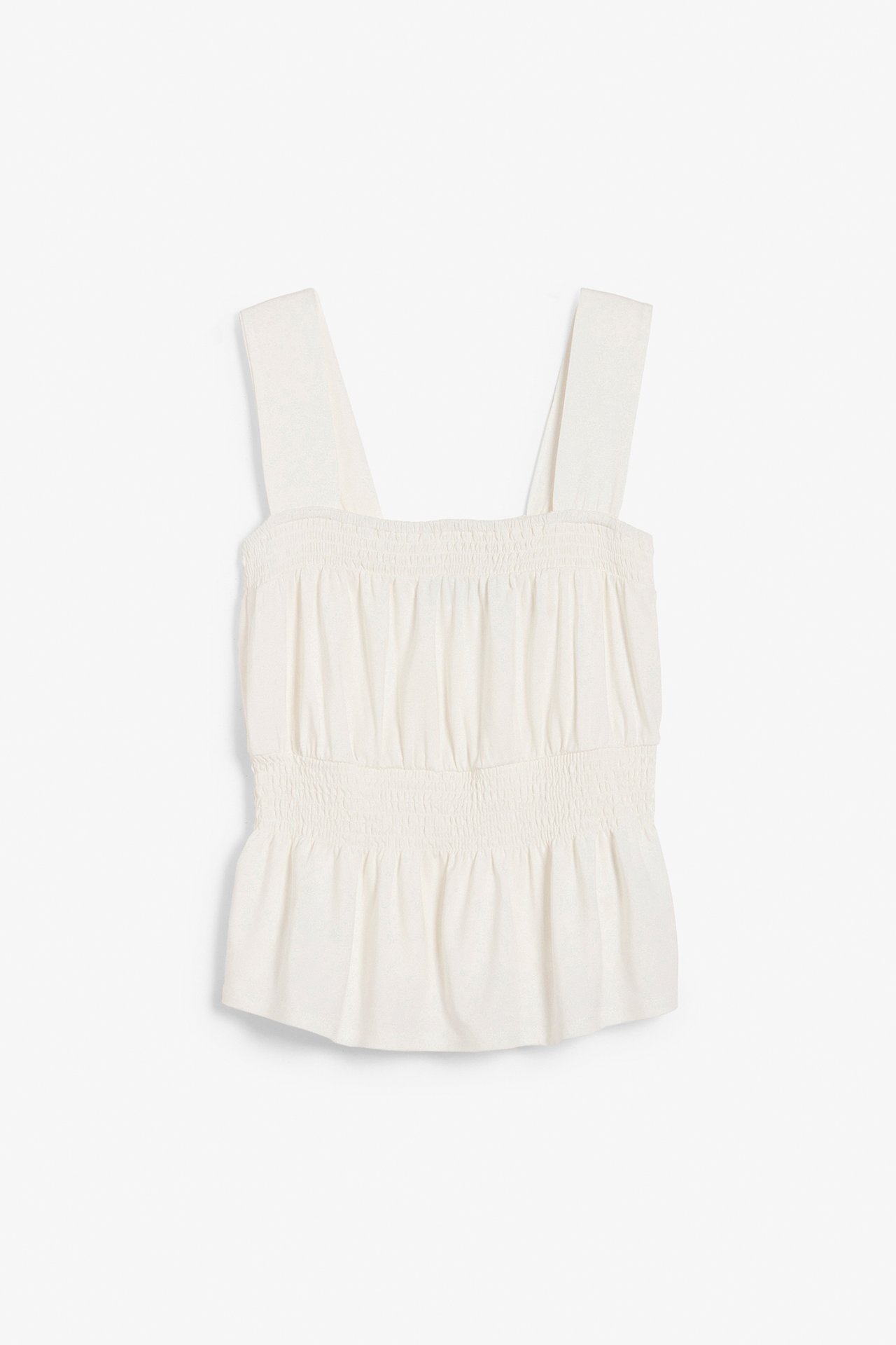Koszulka z gumką - Offwhite - 6
