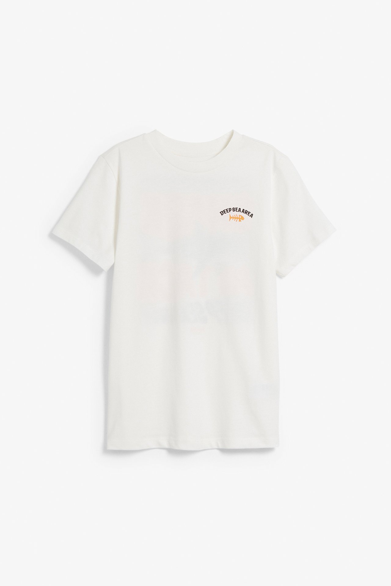 Kortärmad t-shirt med tryck Offwhite - null - 4