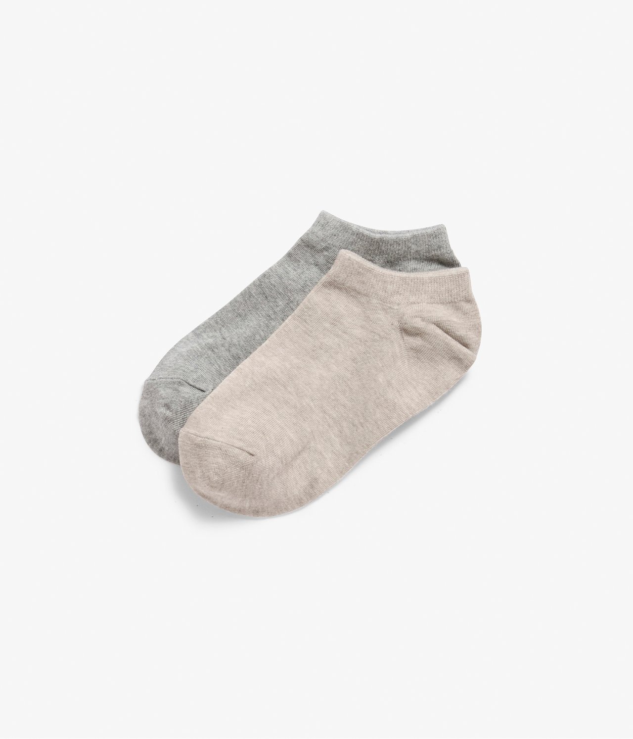 2-pk. sokker - Melert beige - 1