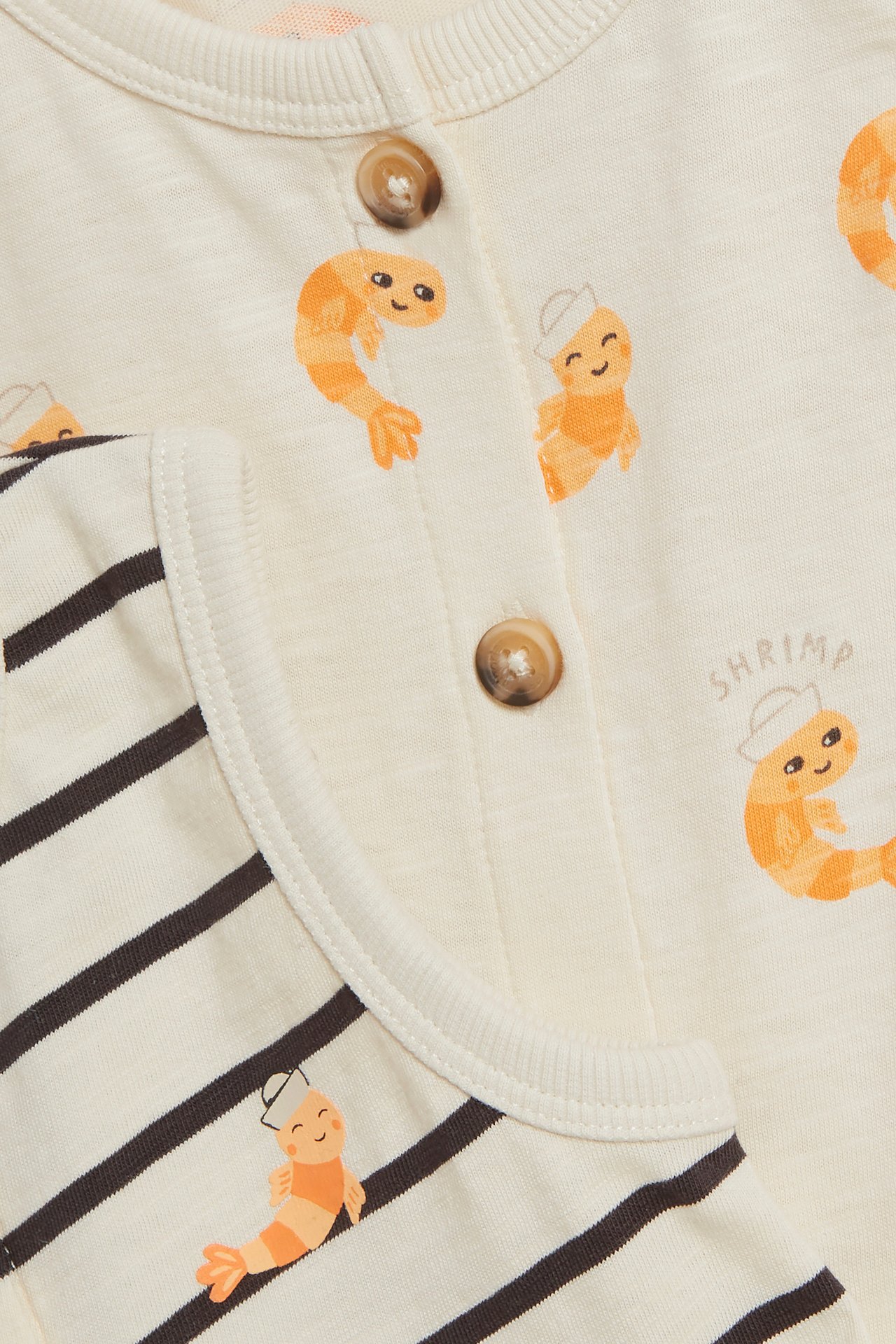 Jumpsuit baby 2-pack - Beige - 2