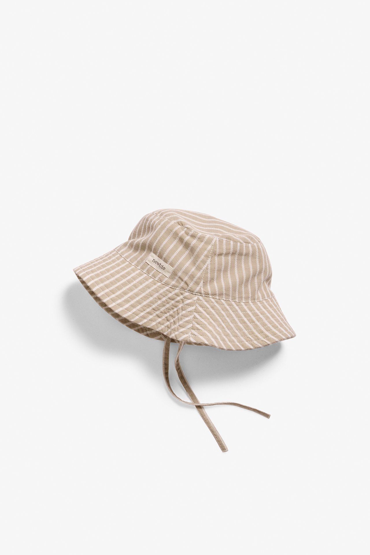 Randig solhatt - Beige - 2
