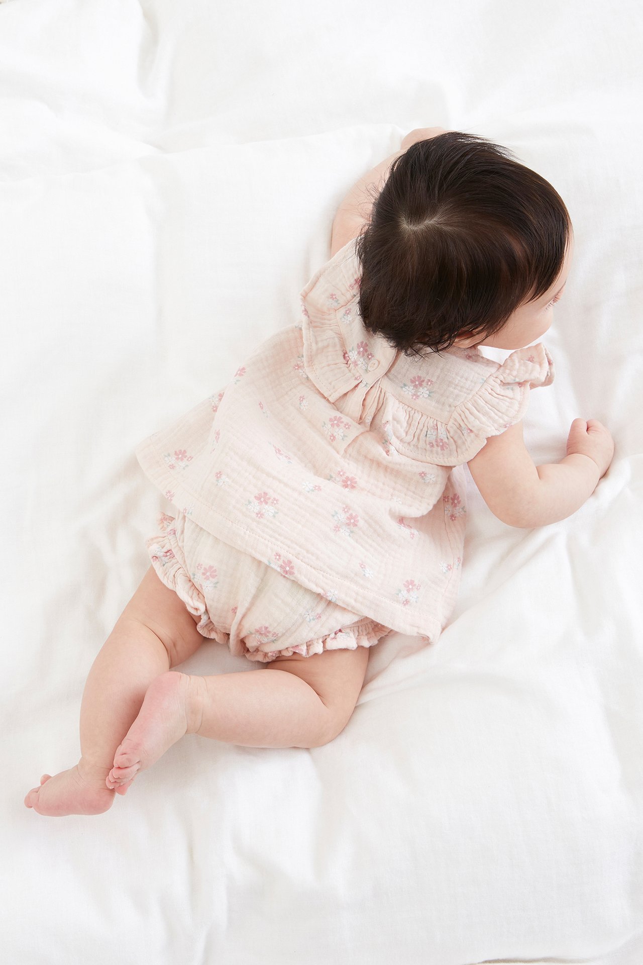 Set med blus och puffshorts Baby - Rosa - 4