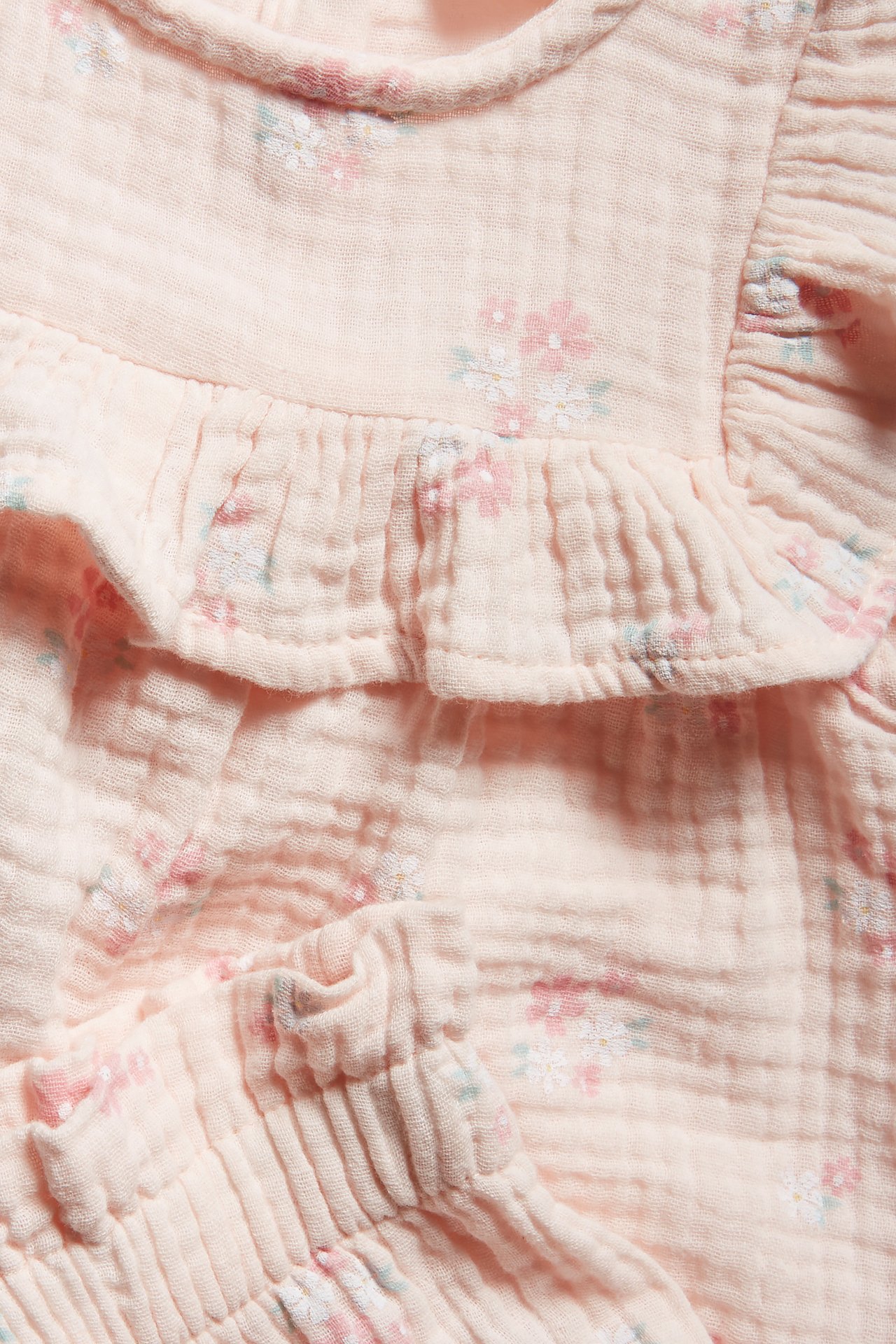 Zestaw z bluzką i bufiastymi szortami dla niemowląt - Różowy - 6