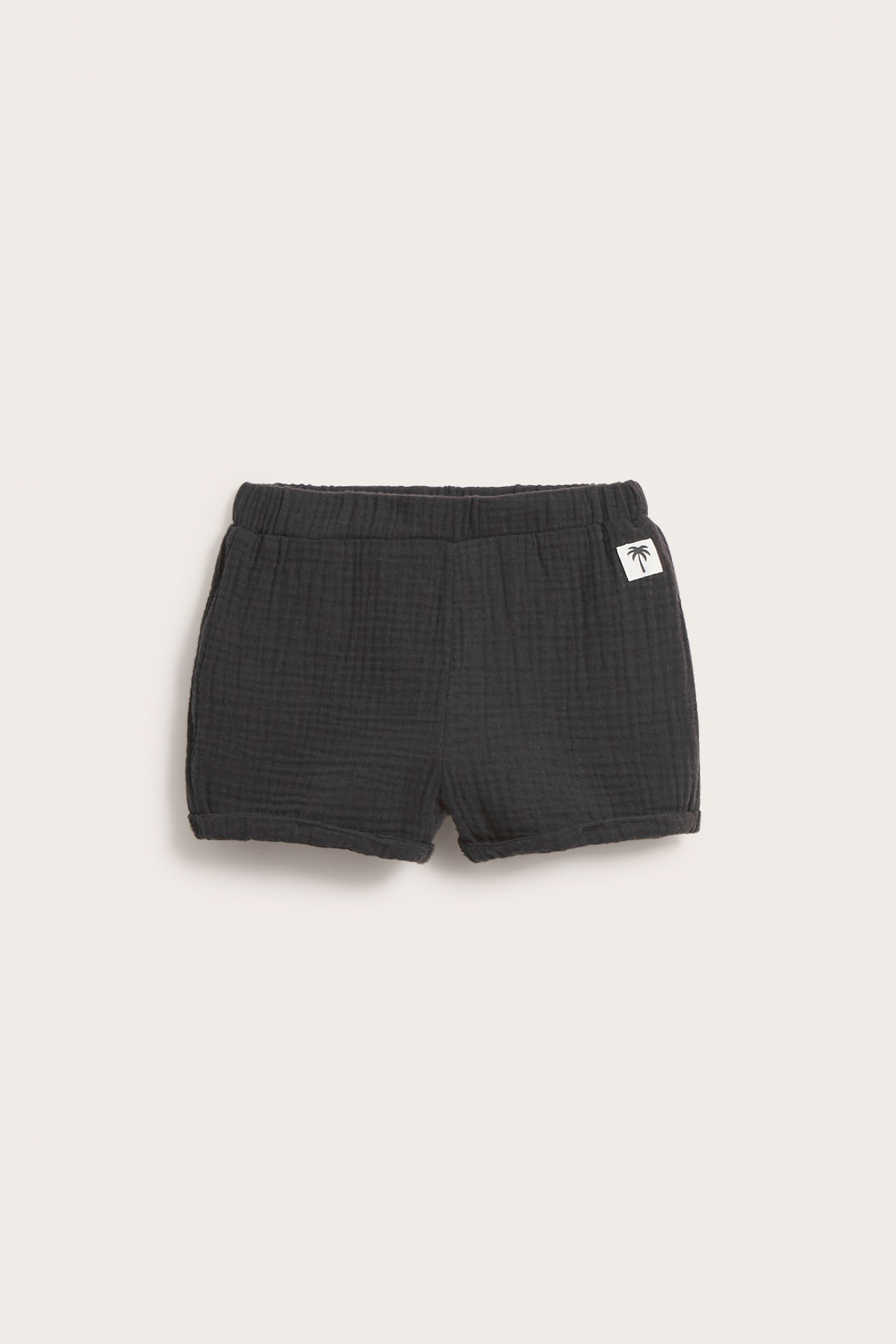 Muslinshorts Baby - Svart - 5