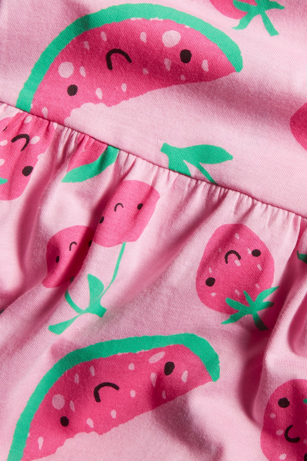 Kuviollinen mekko - Vaaleanpunainen - 6