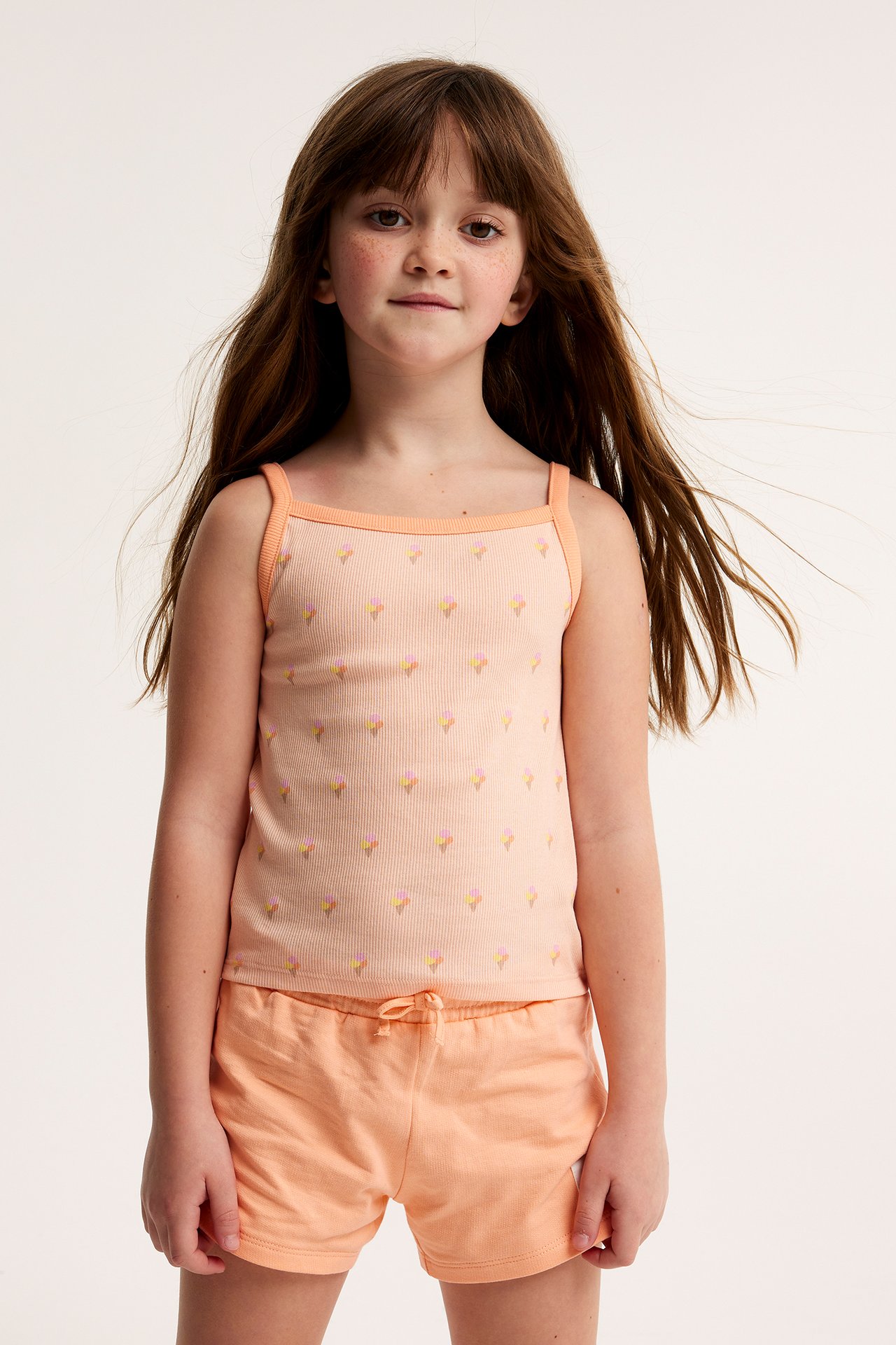 Ribbat linne - Orange - 3