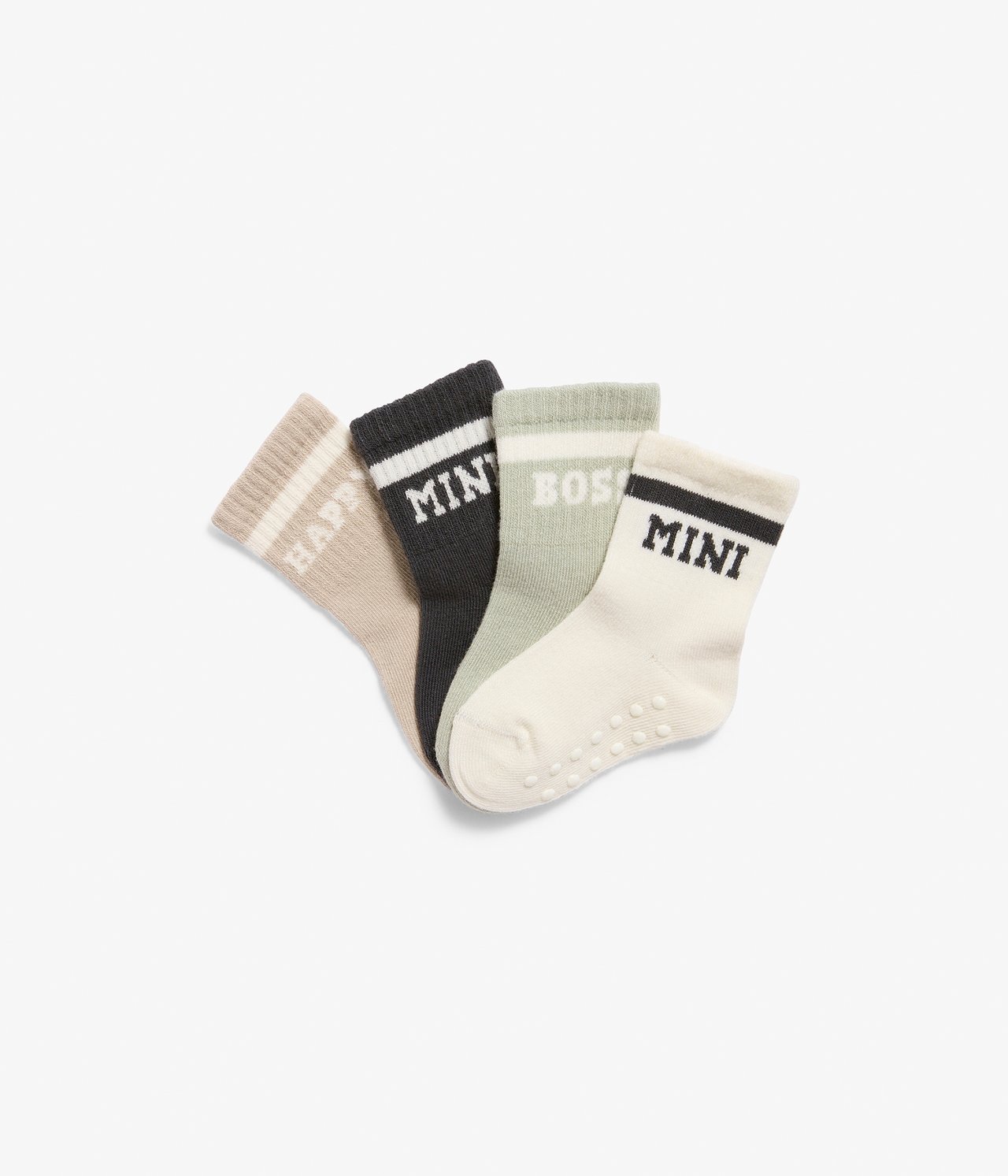 Babystrumpor 4-pack - Offwhite - 1