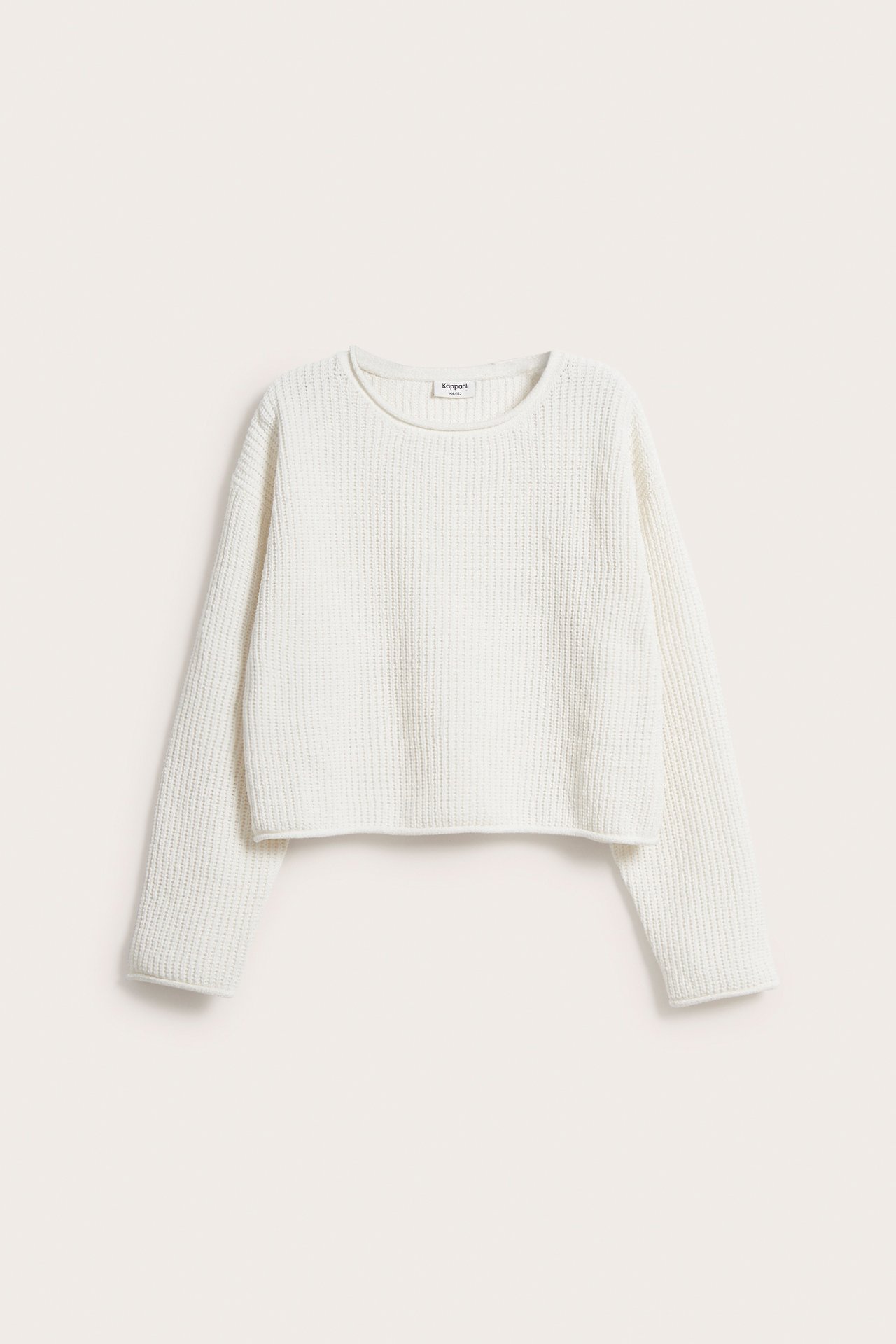 Dzianinowy sweter - Offwhite - 6