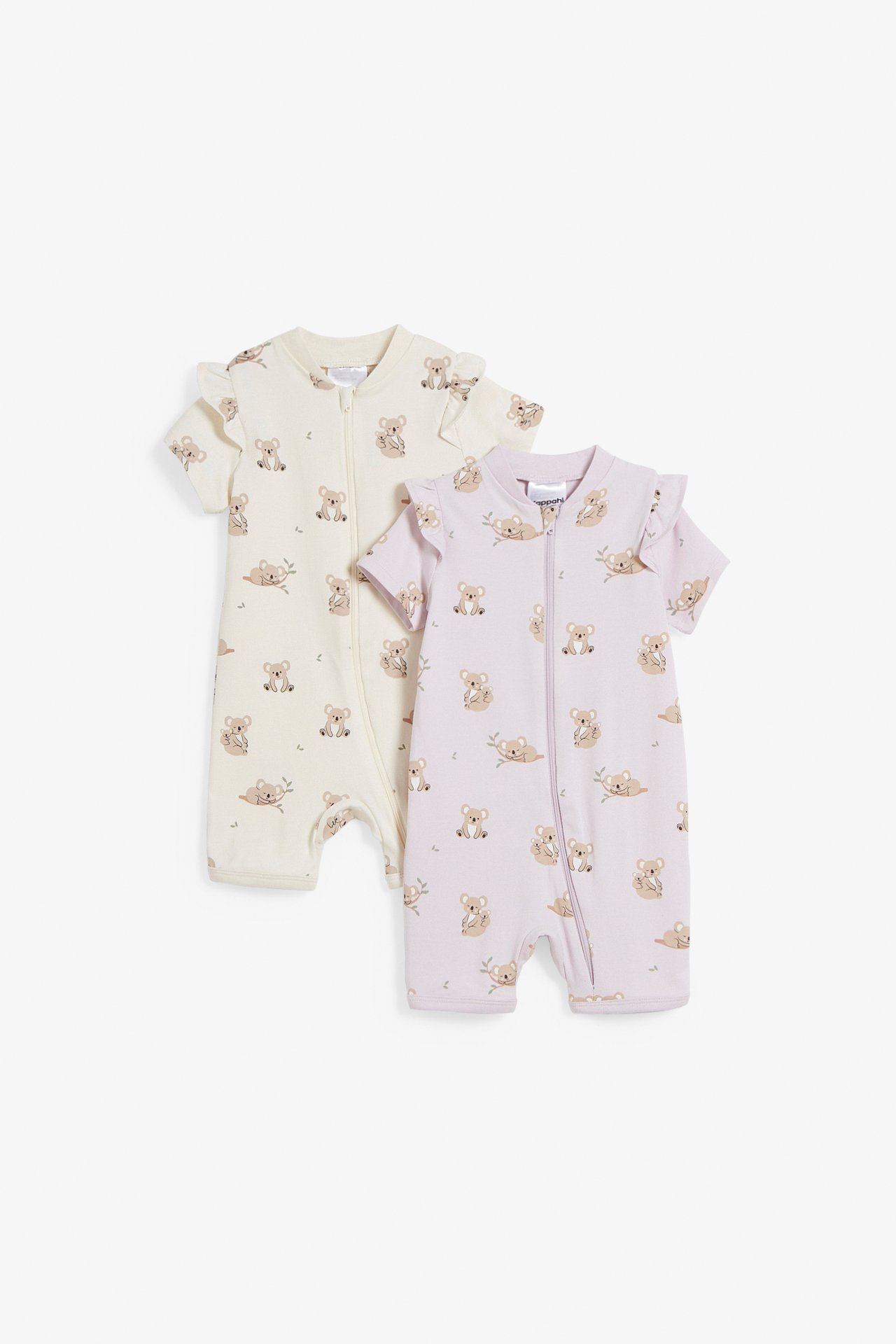 2 kpl:n pakkaus vauvojen pyjamoita - Vaaleanvioletti - 5