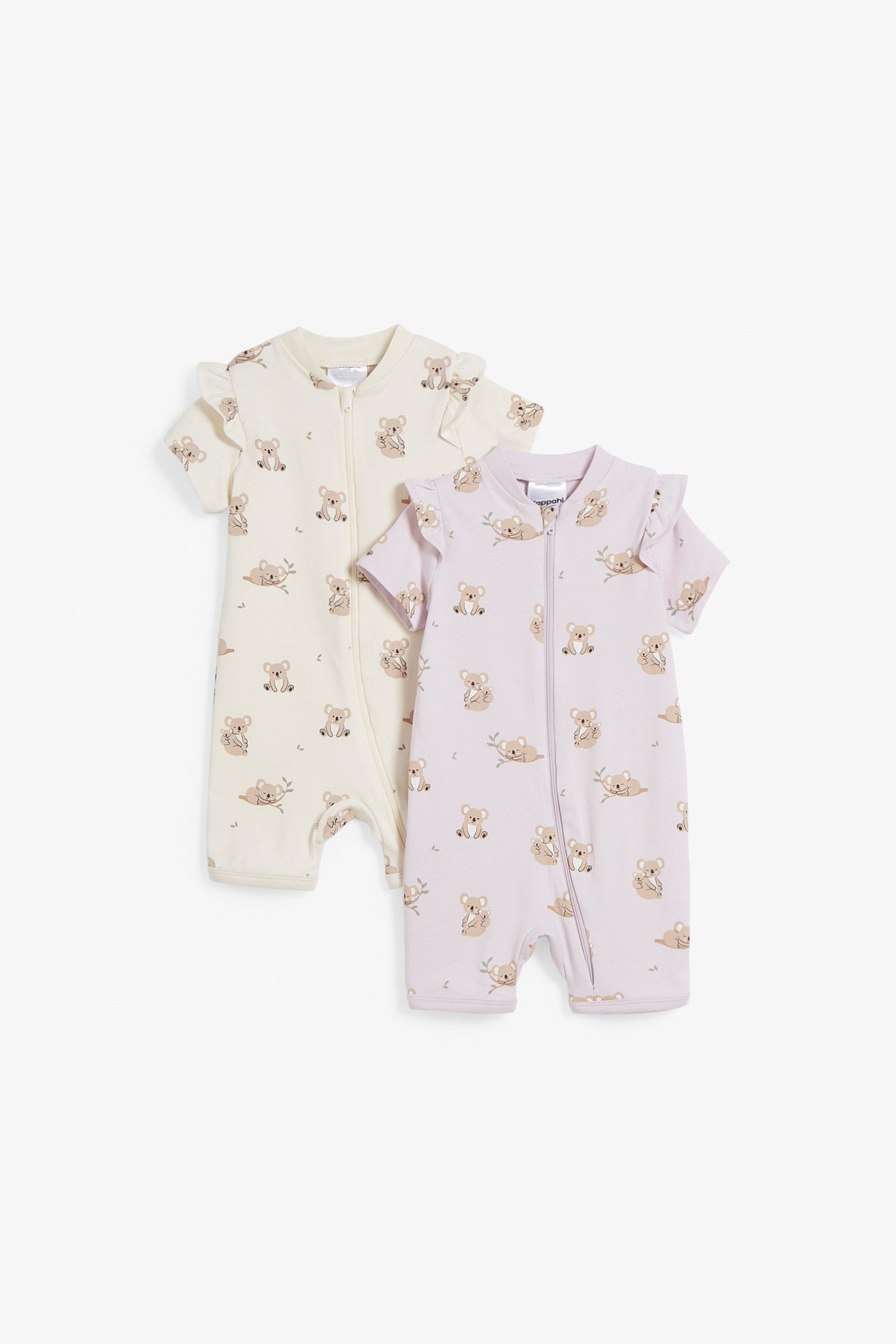 2 kpl:n pakkaus vauvojen pyjamoita - Vaaleanvioletti - 5