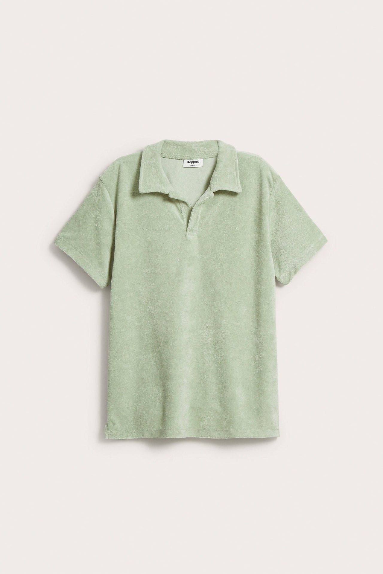 Tennisskjorte i frotté Grønn - null - 0
