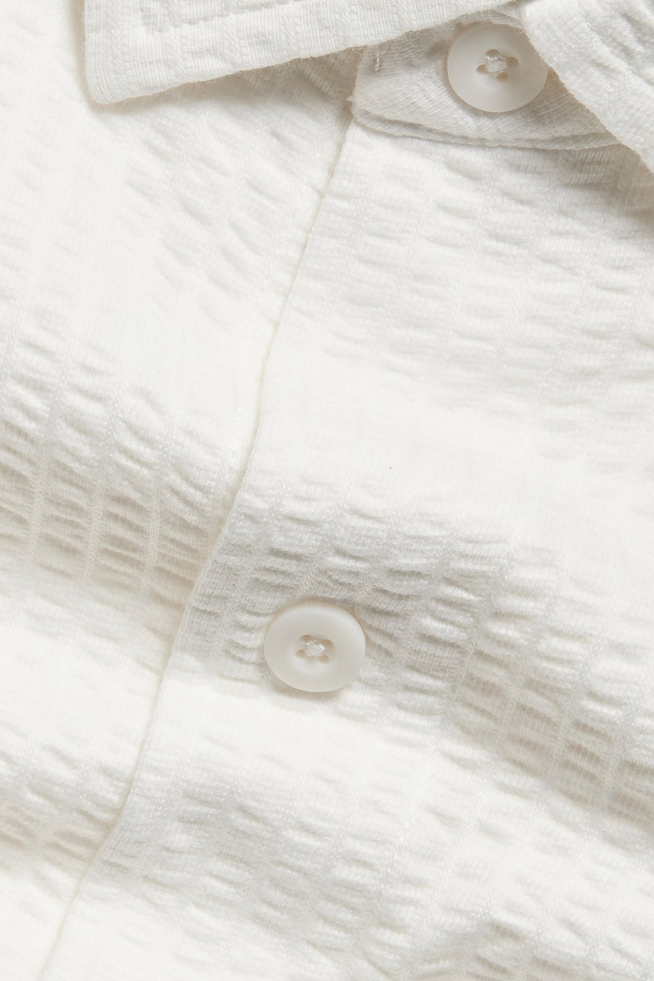 Tennisskjorte i trikot - Offwhite - 5