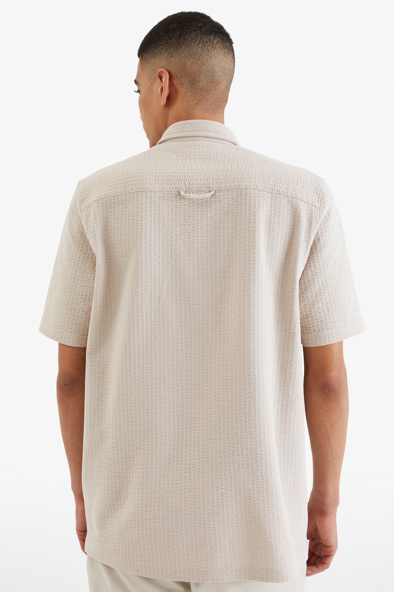 Tennisskjorte i trikot - Lys beige - 189cm / Storlek: M - 4