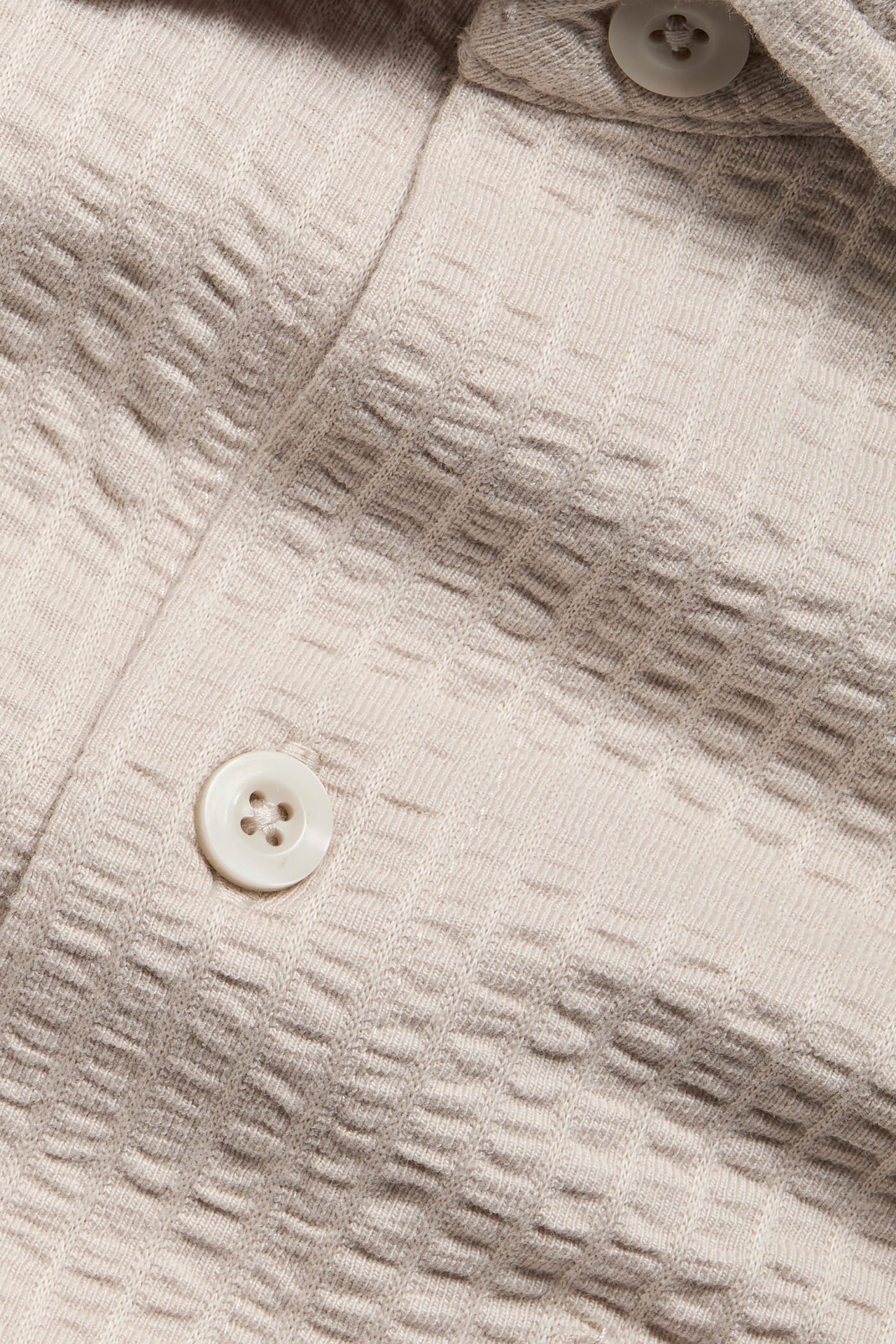 Skjorta i trikå - Ljusbeige - 1