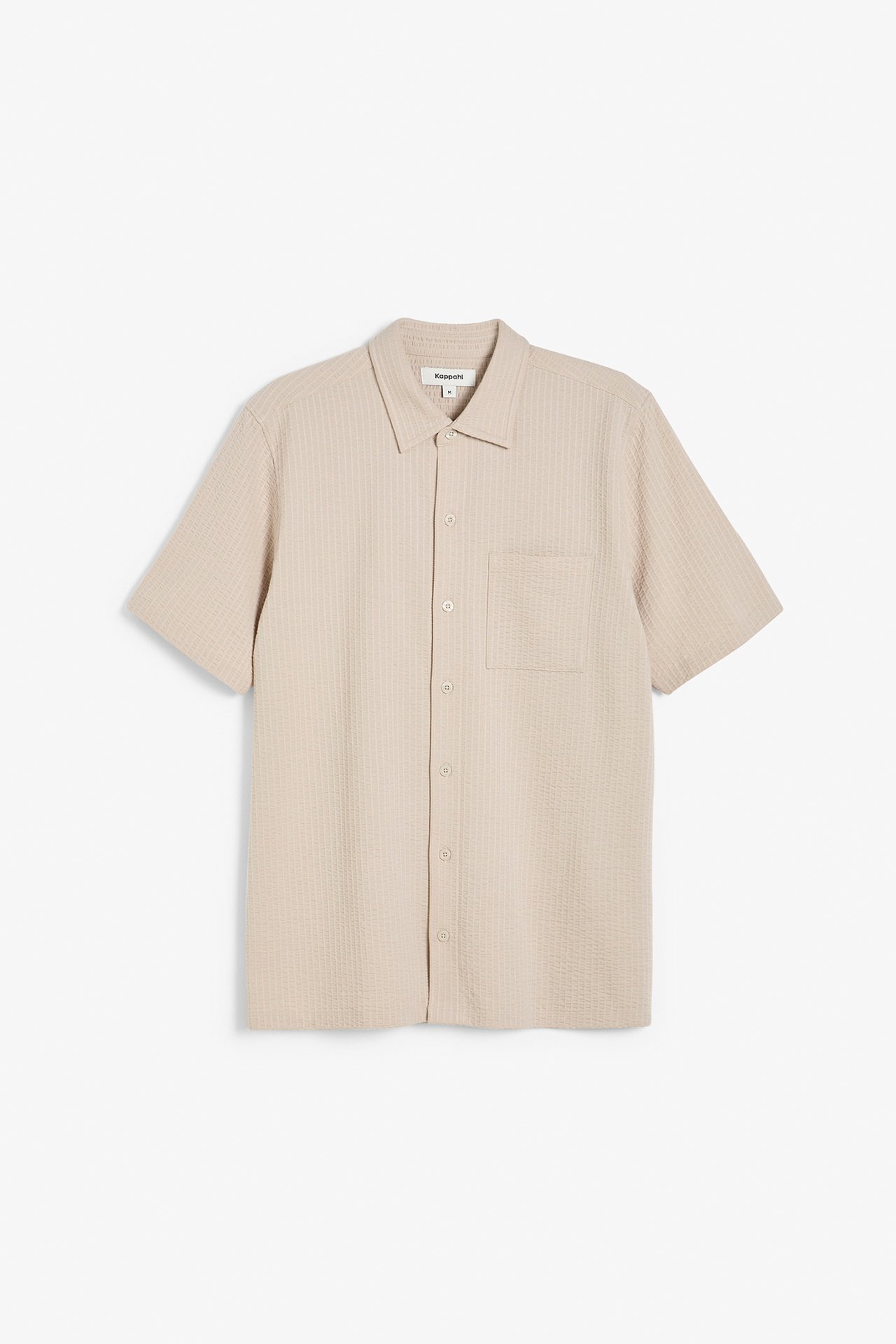 Skjorta i trikå - Ljusbeige - 2