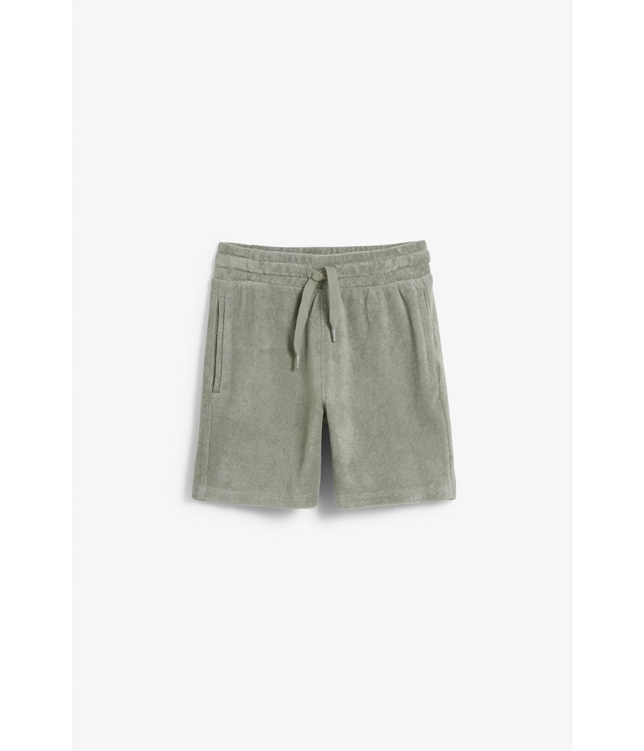 Shorts i frotté Mørkegrønn - null - 2