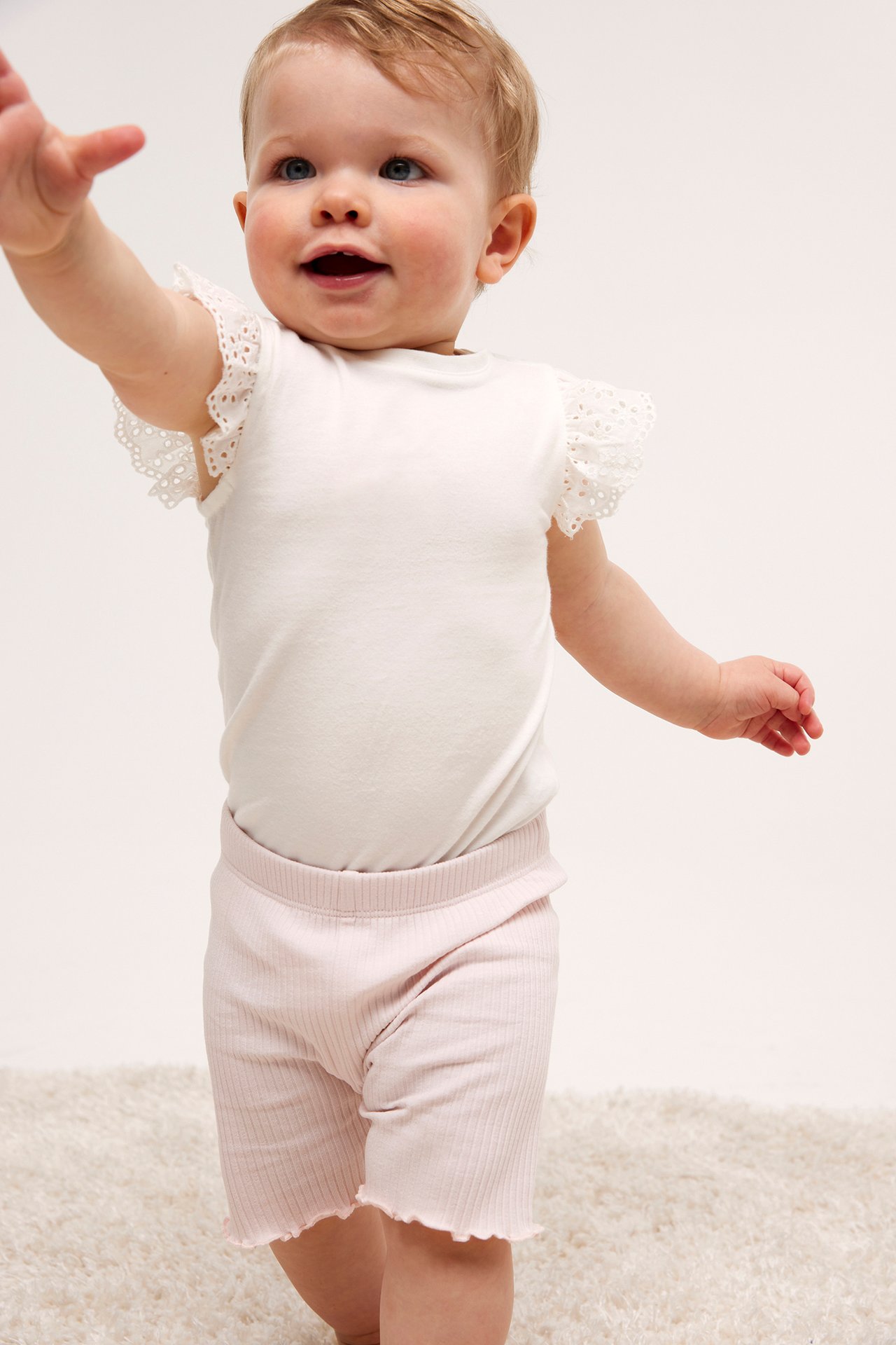 Ribbade shorts Baby - Rosa - 3