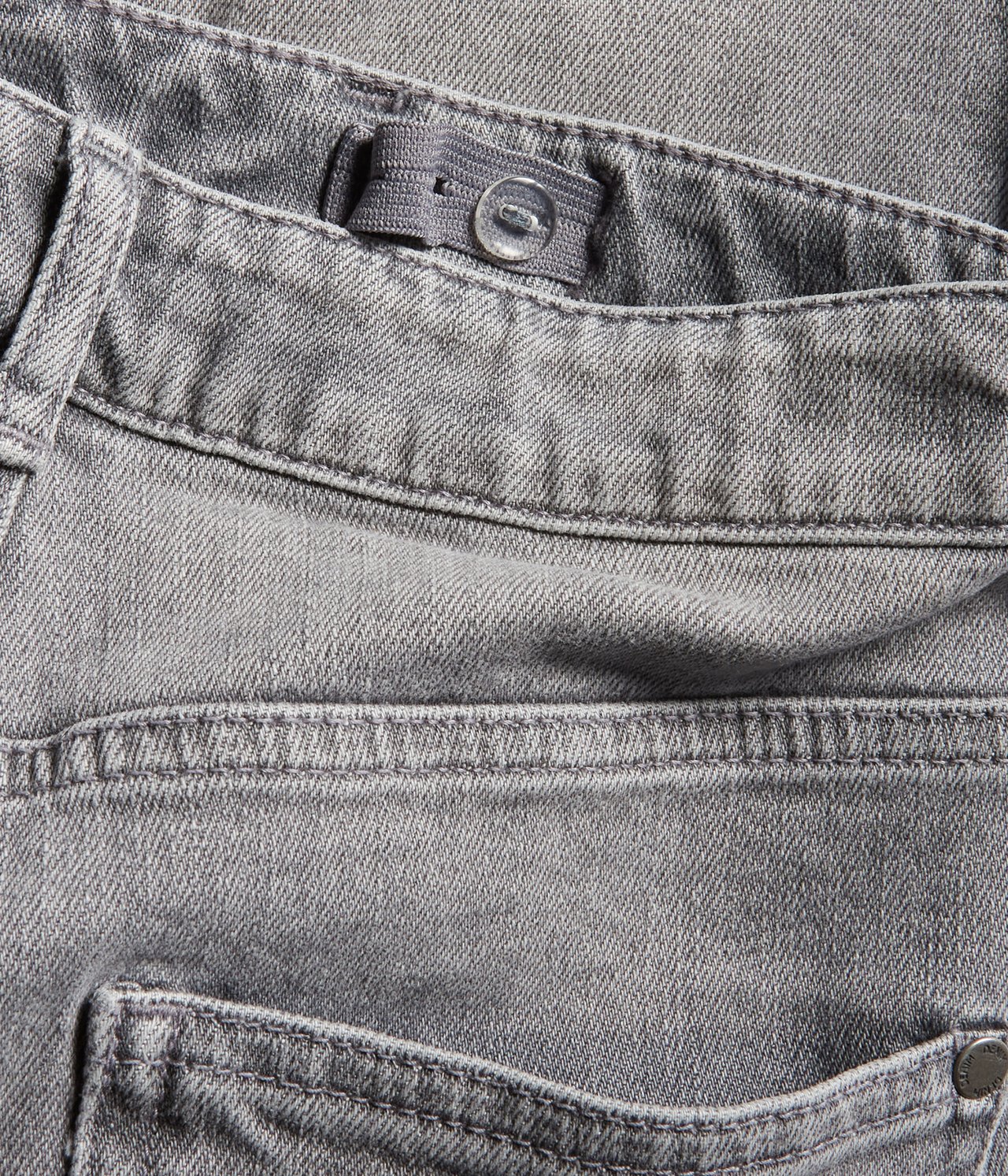 Straight jeans mid waist - Hopeanharmaa - 4
