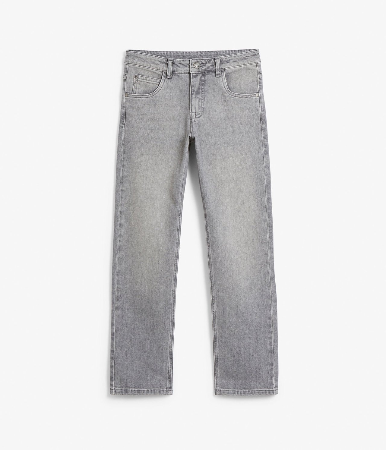 Retro jeans regular fit Silvergrå - null - 1