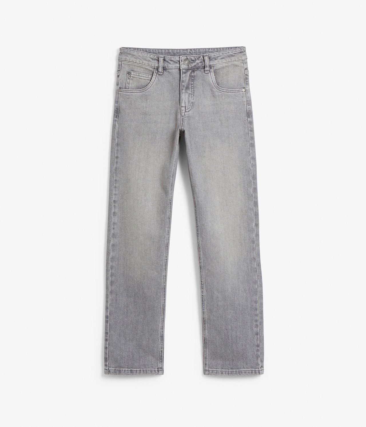 Straight jeans mid waist - Hopeanharmaa - 5
