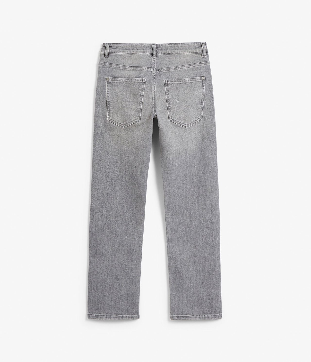 Retro jeans regular fit Silvergrå - null - 4