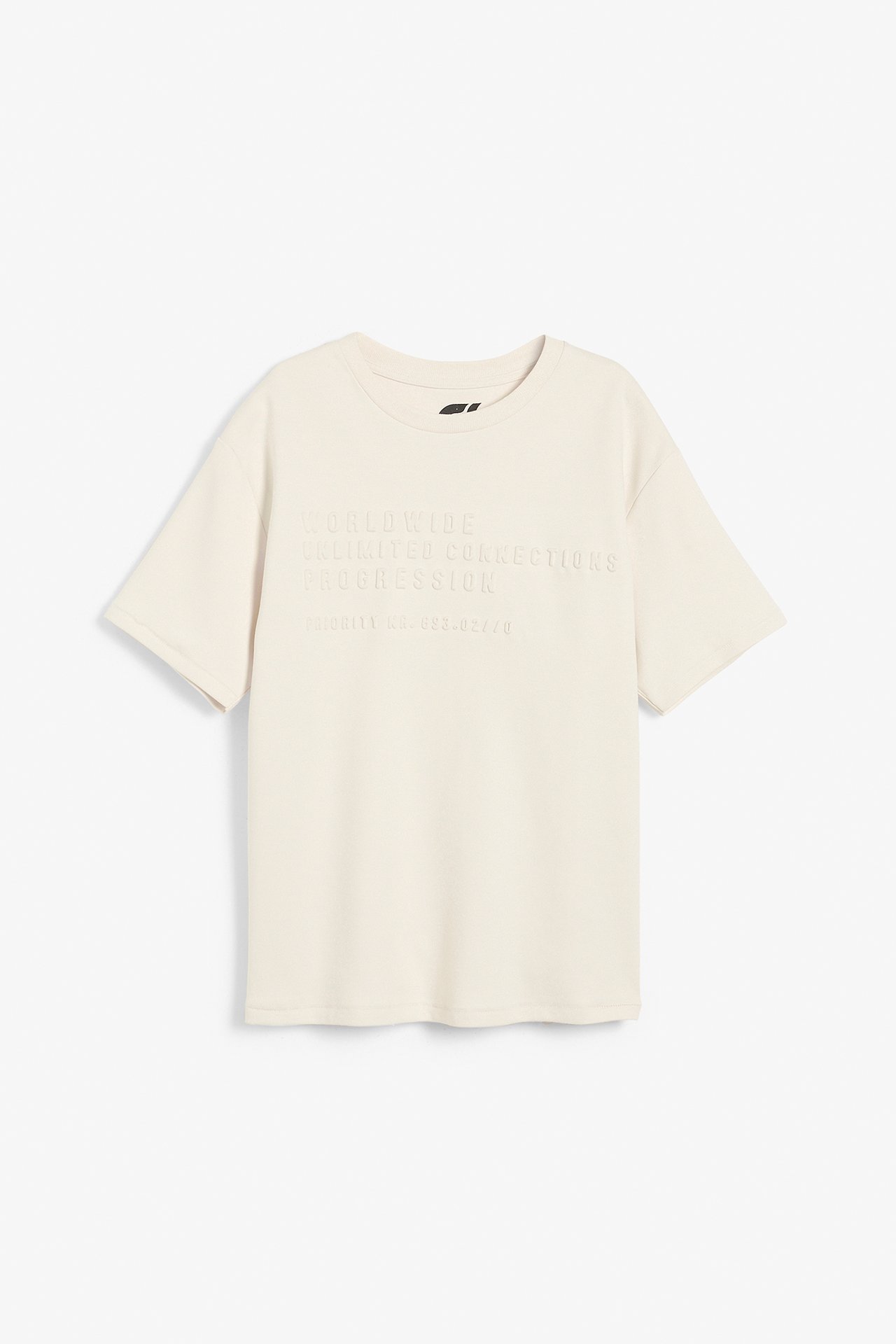 Oversize-t-paita - Luonnonvalkoinen - 5