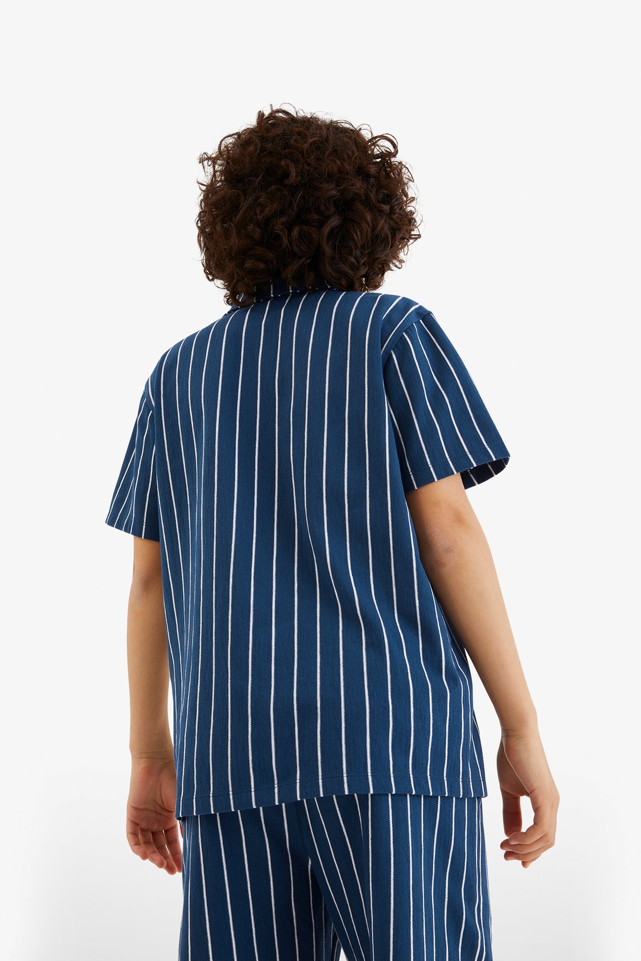 Koszula z krótkimi rękawami - Niebieski - 4
