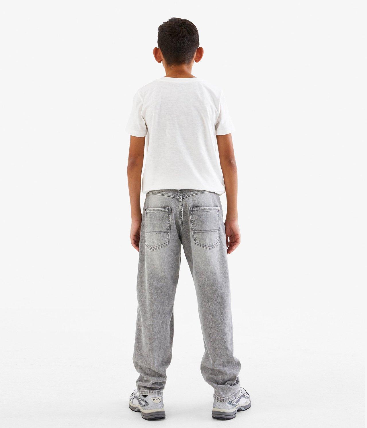 Baggy jeans loose fit Sølvgrå - null - 2