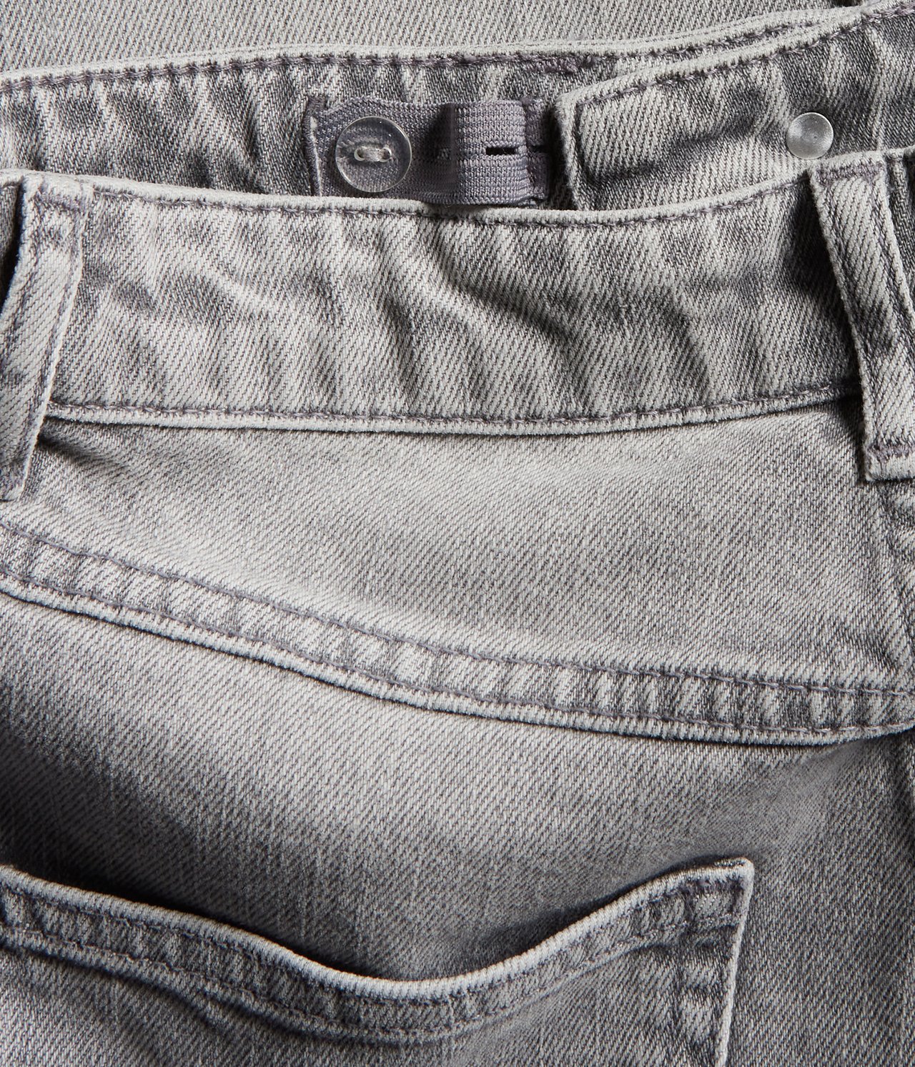 Baggy jeans loose fit - Sølvgrå - 5