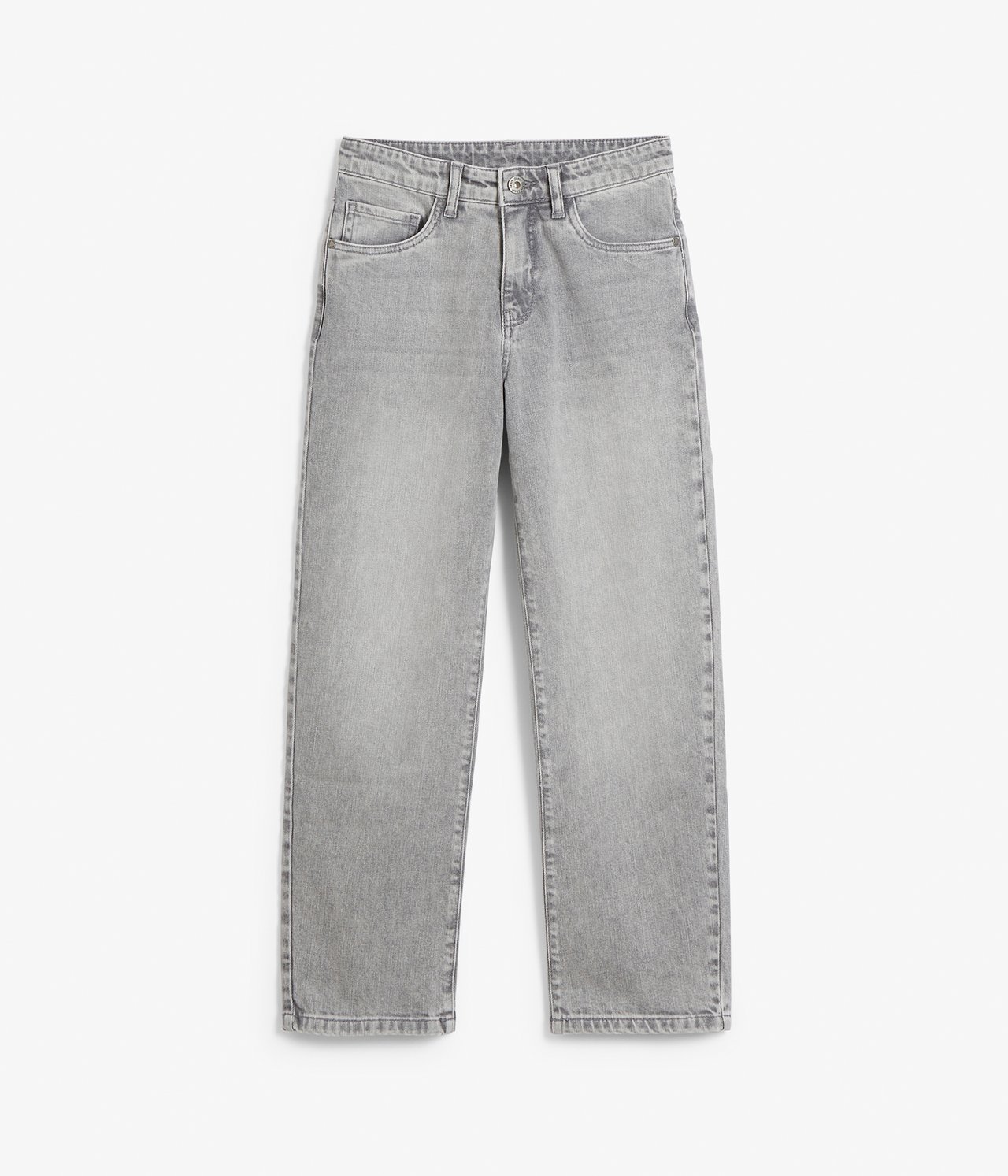 Baggy jeans loose fit Silvergrå - null - 5