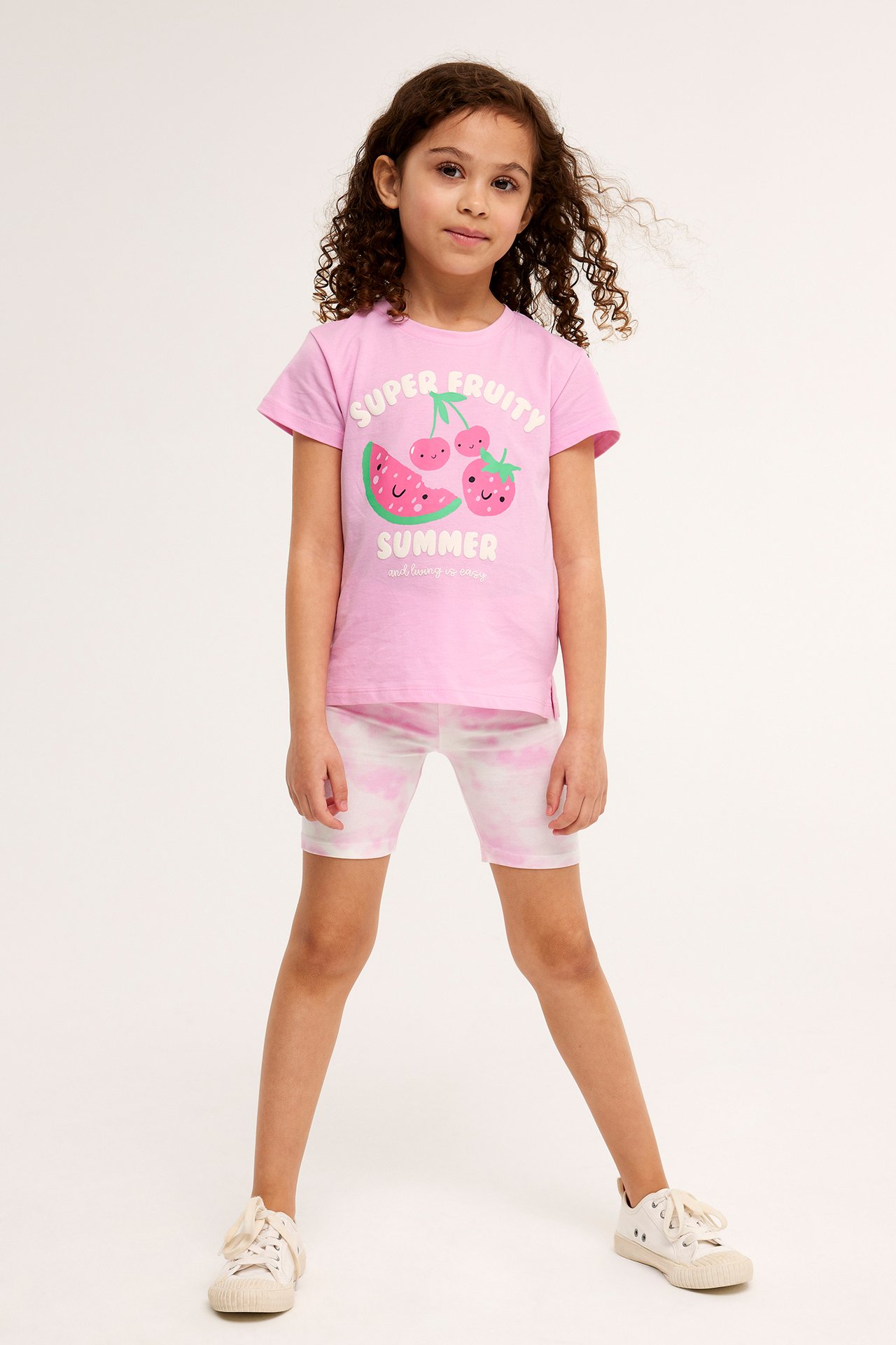 Kortärmad t-shirt - Ljusrosa - 1