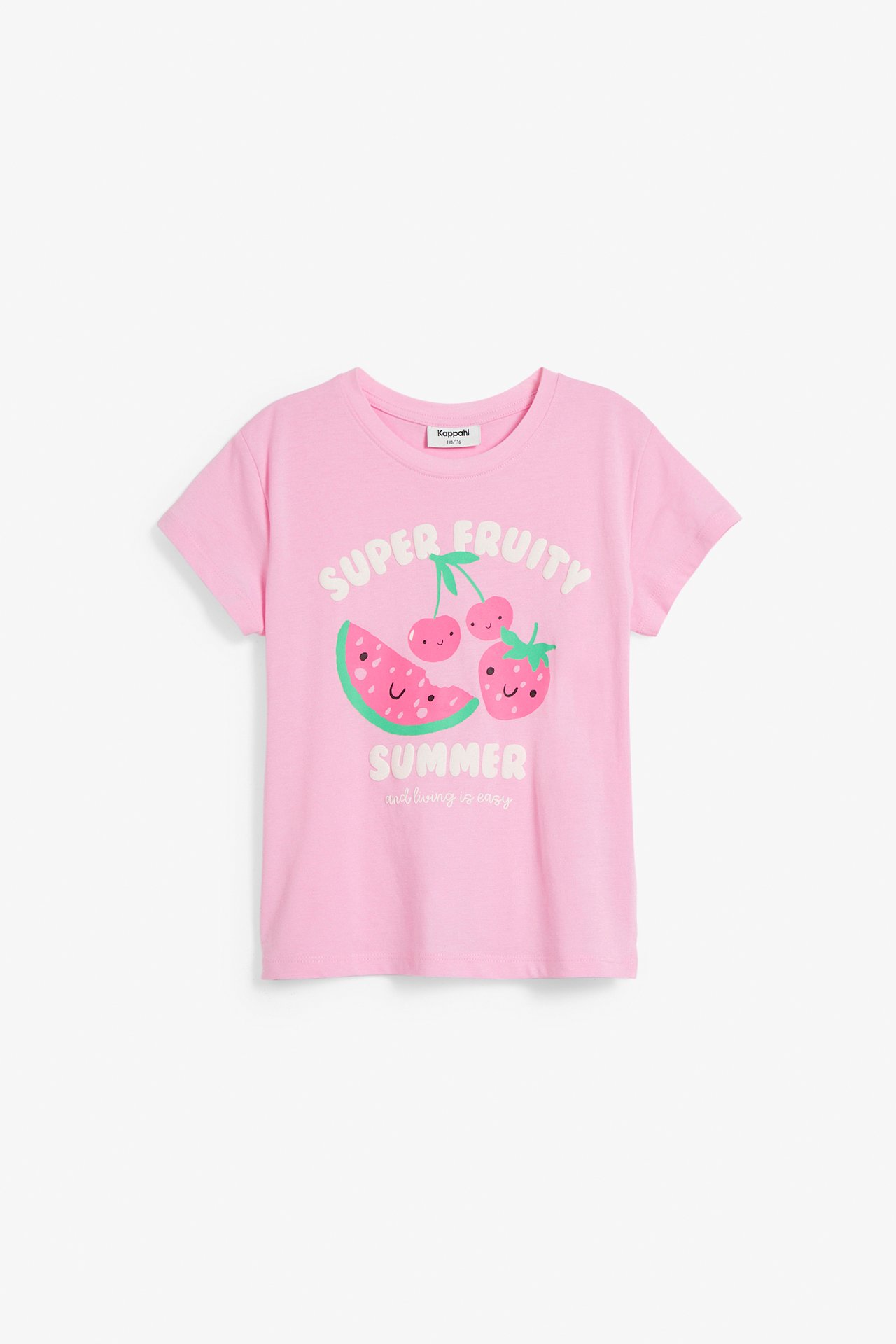 Kortärmad t-shirt - Ljusrosa - 5