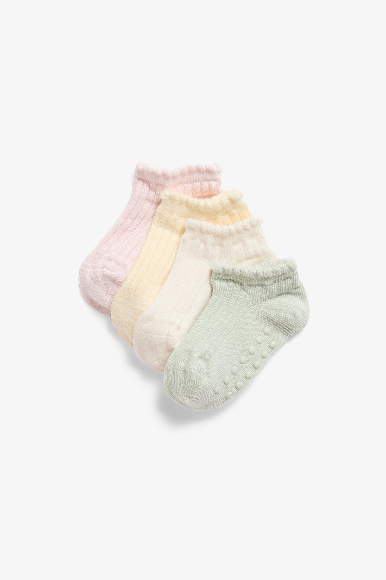 4 parin pakkaus vauvojen nilkkasukkia - Pinkki - 1