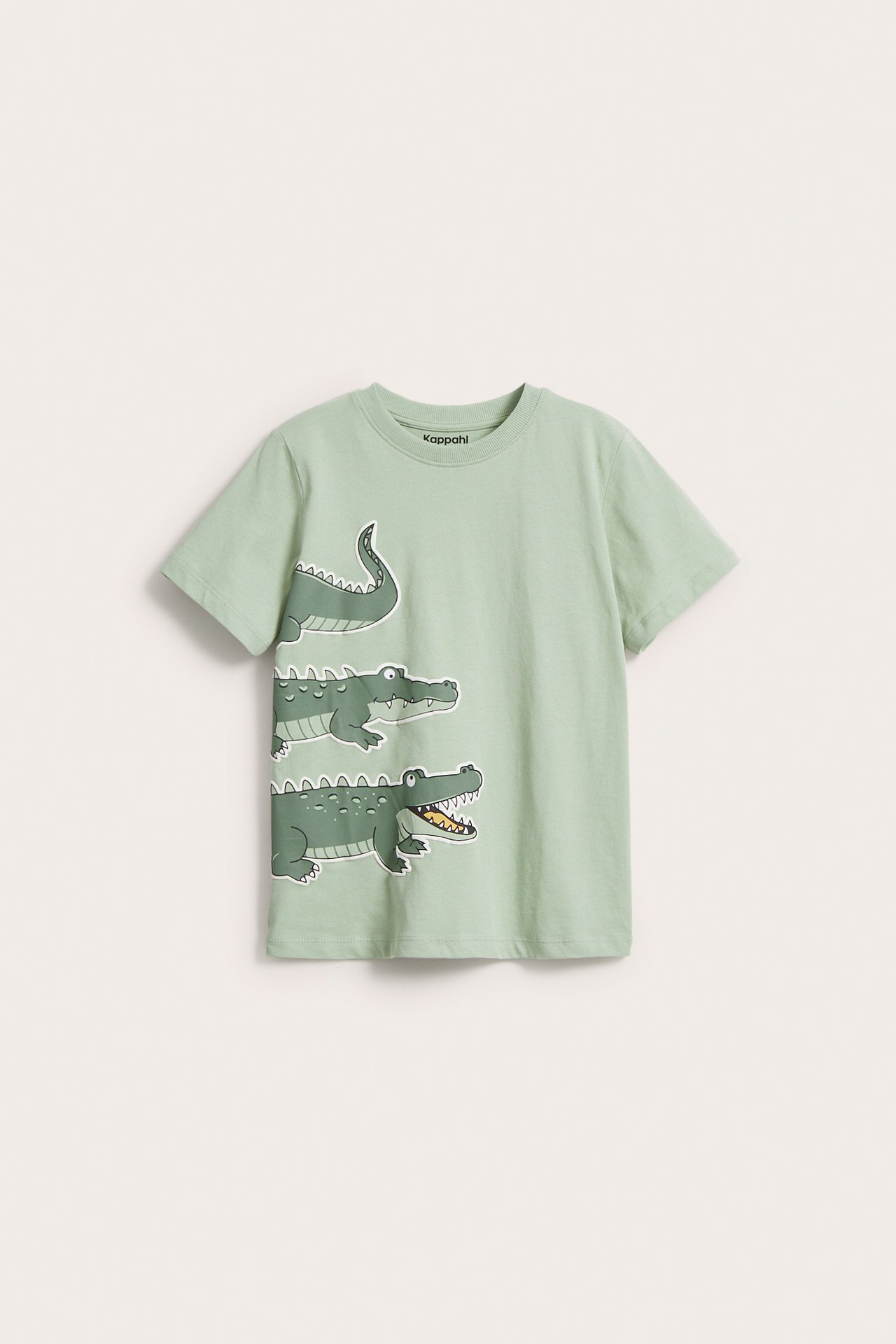 T-shirt med krokodiler - Grön - 6