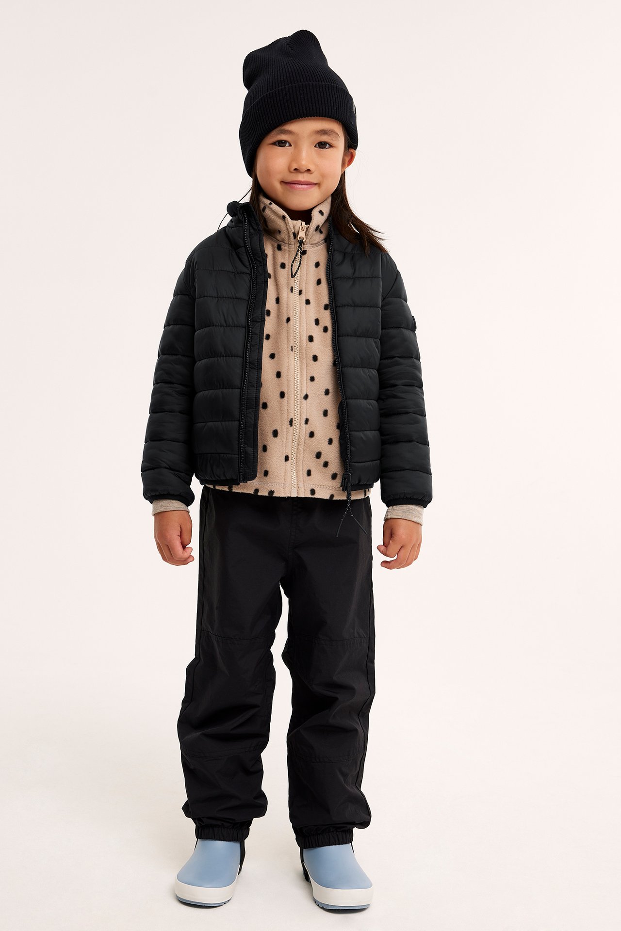 Ocieplana lekka kurtka zip-in / zip-off Kaxs - Czarne - 2