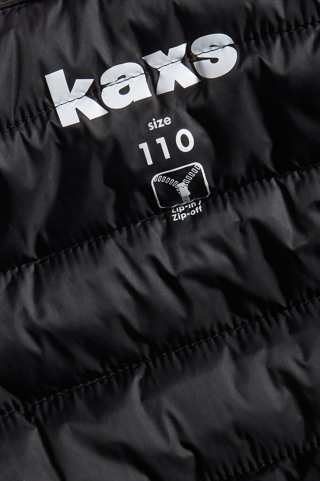 Ocieplana lekka kurtka zip-in / zip-off Kaxs - Czarne - 9