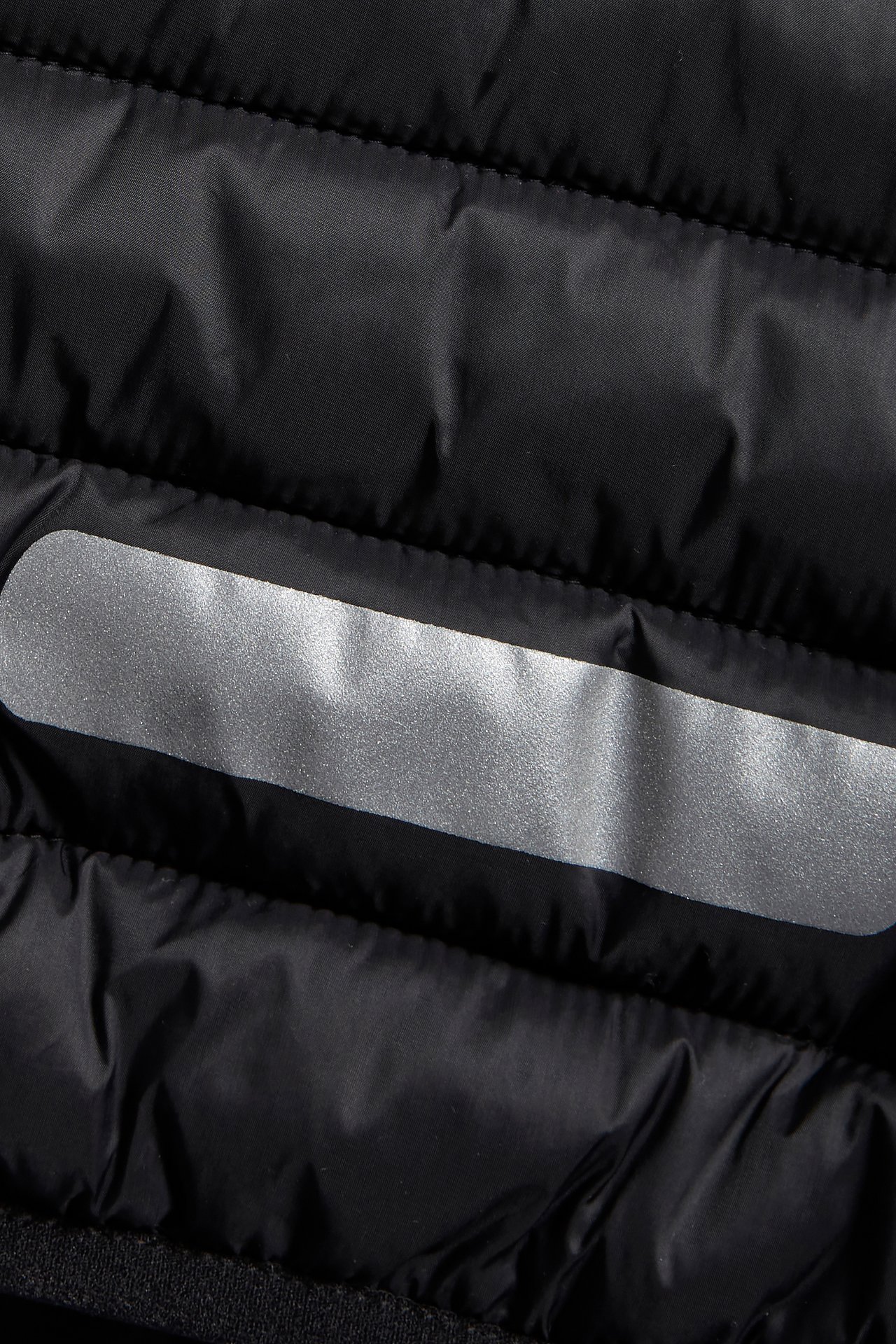 Topattu kevyt takki, jossa on zip-in / zip-off Kaxs - Musta - 9