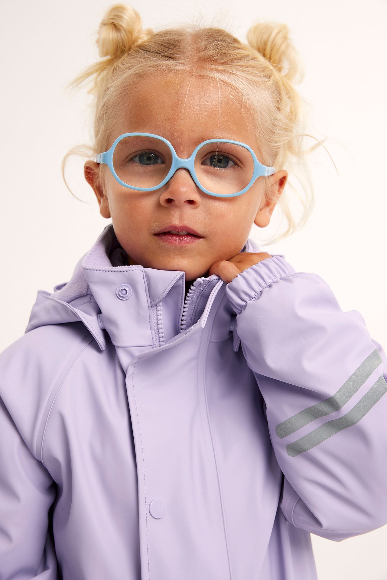 Fleecevuorellinen Kaxs-sadetakki - Violetti - 6