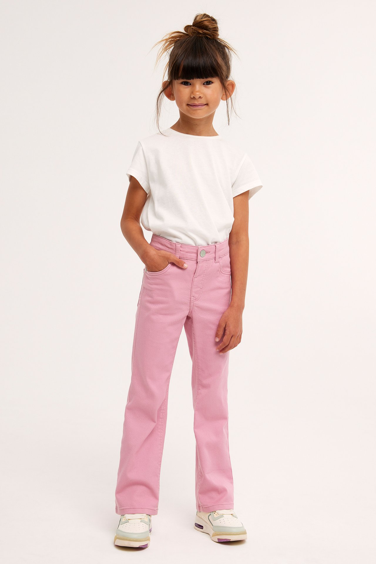 Bootcut jeans - Pinkki - 1