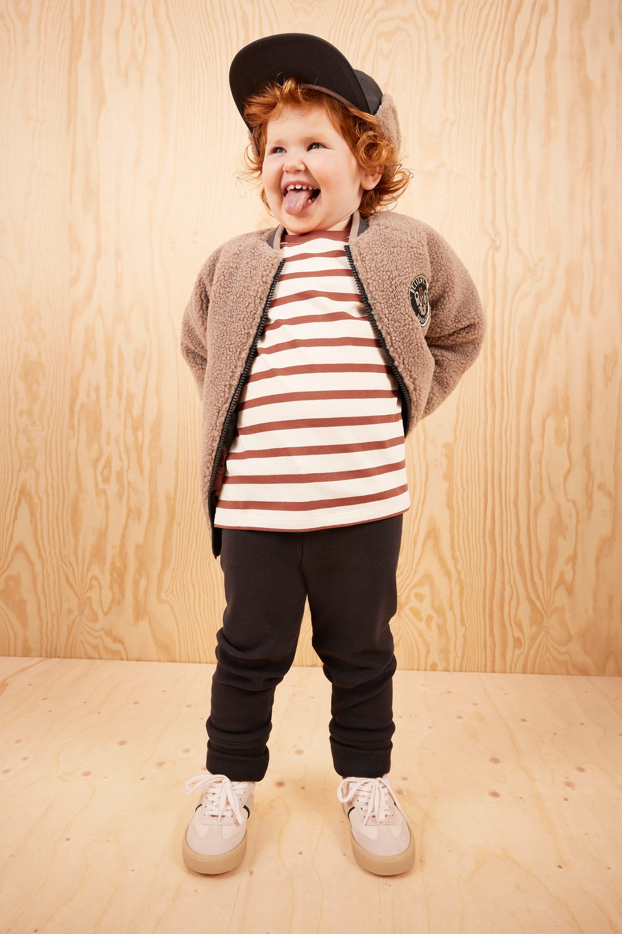 Käännettävä pilottitakki - Beige - 3