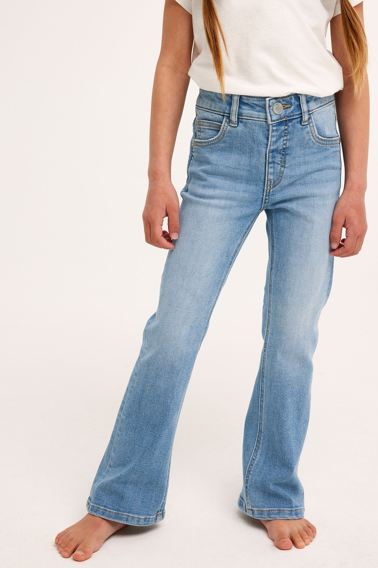 Bootcut jeans mid waist - Lys denim - 2