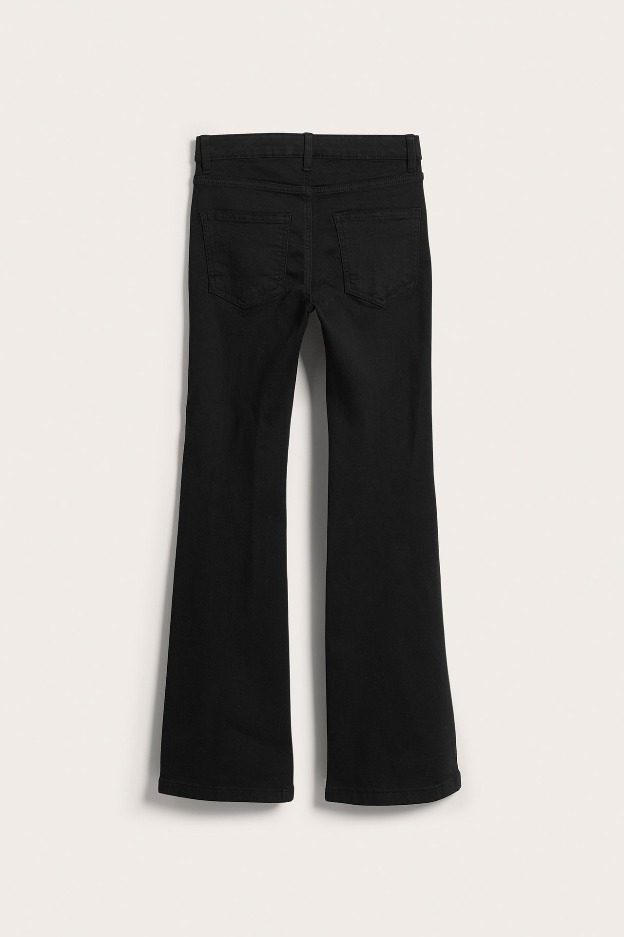 Bootcut jeans mid waist - Svart - 7